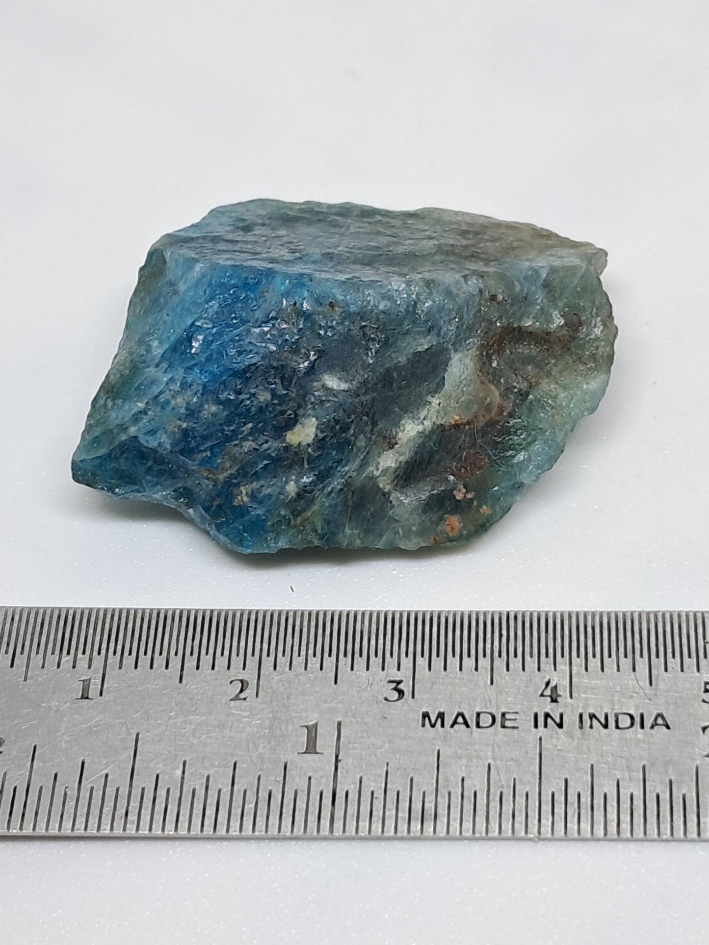 Piedra natural de apatita azul (Madagascar) n.° AP7