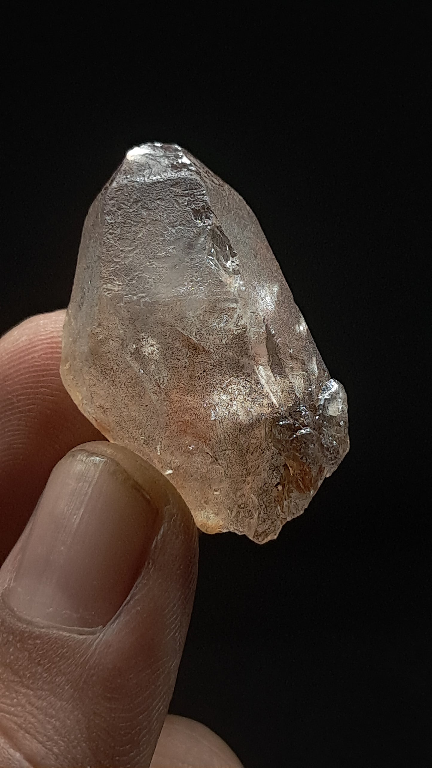 Elestial Smokey Quartz Biterminated (Karur) Raw Natural Crystal | Mineral Specimen #EQ24