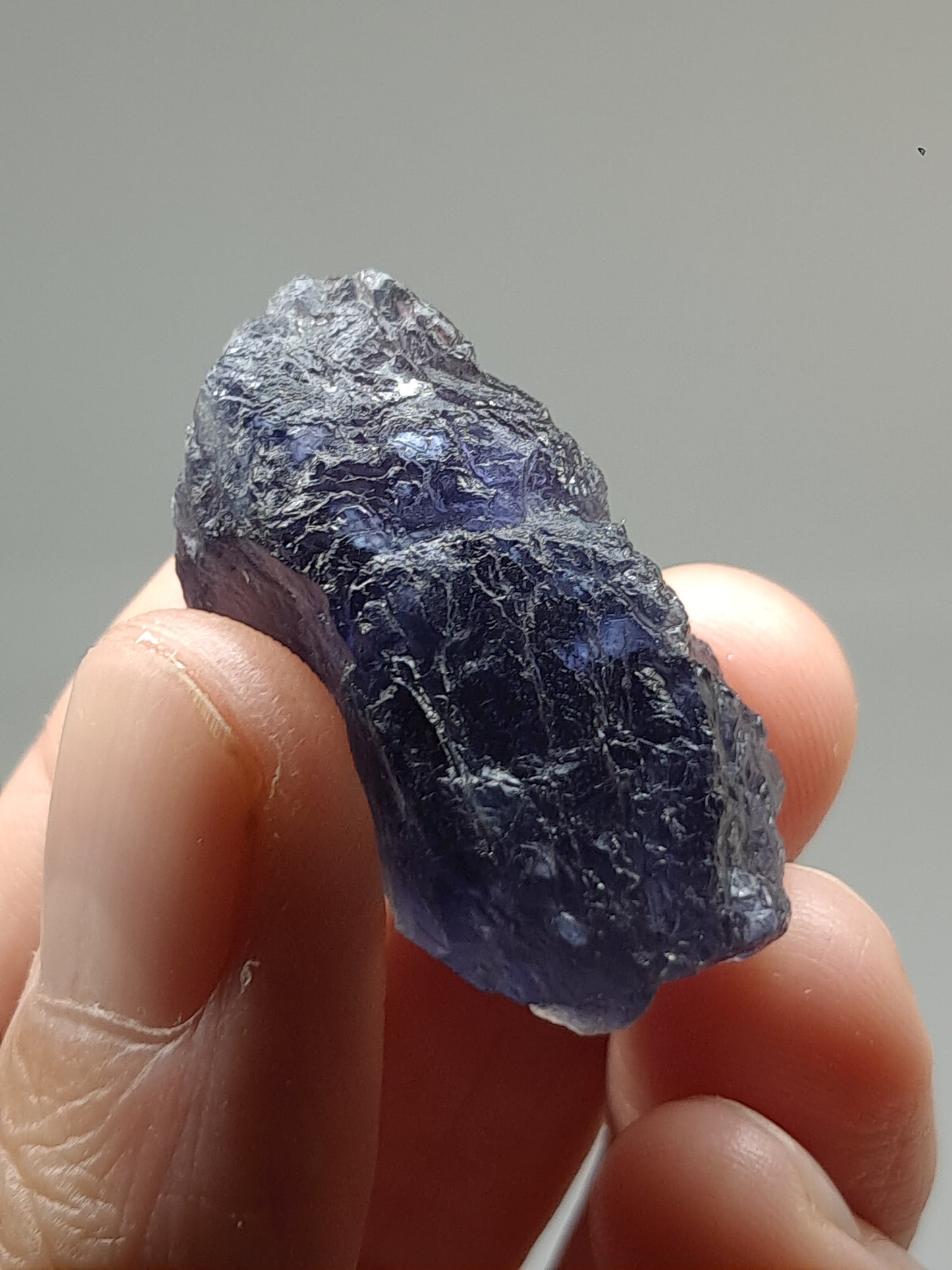 Rough Iolite Stone (Karur) *Gem Quality* Cordierite | Excelent Pleochroism | Mineral Specimen #IO2