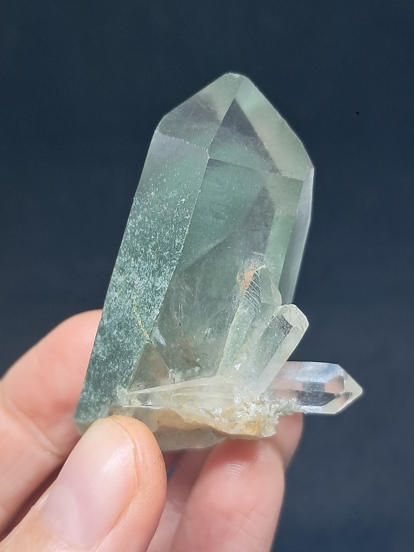 Chlorite Phantom *Bridge* Quartz (Kullu) Natural Crystal | Garden Chamanic #CQ78