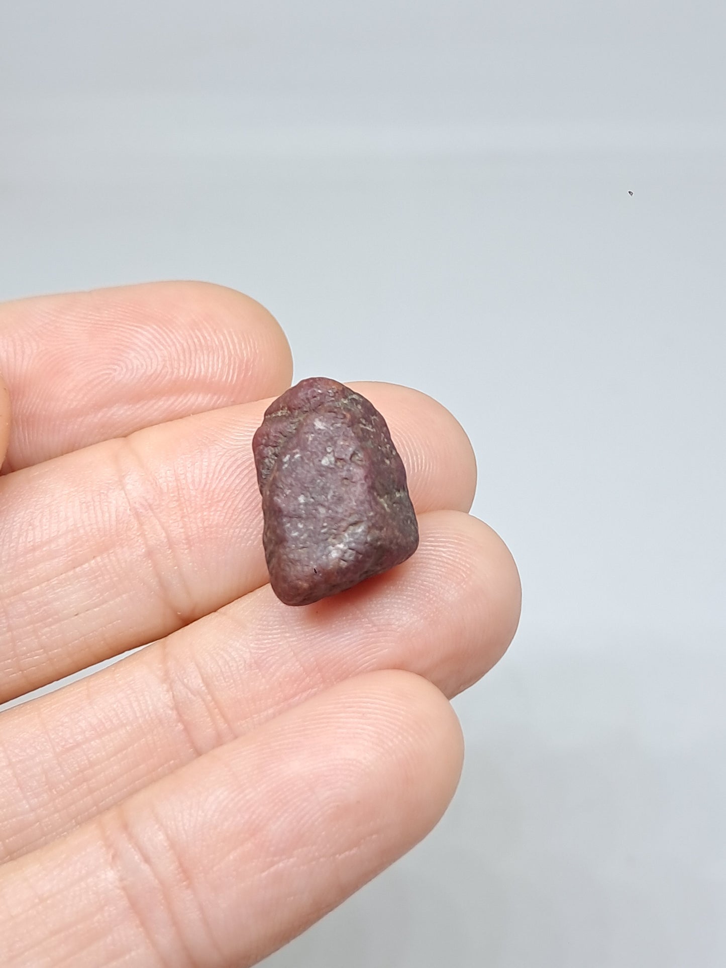 Rough Ruby Crystal (Tamil Nadu) Natural Stone | Mineral Specimen #RB19