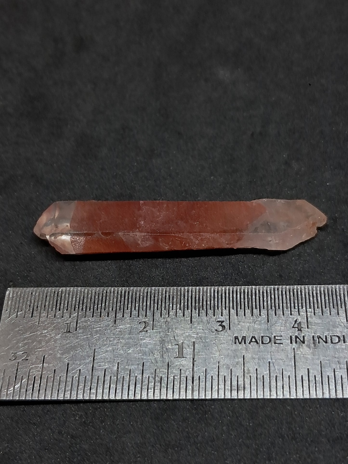 Hematite Phantom Quartz (Telangana) | Natural Crystal | Mineral Specimen #HPQ58