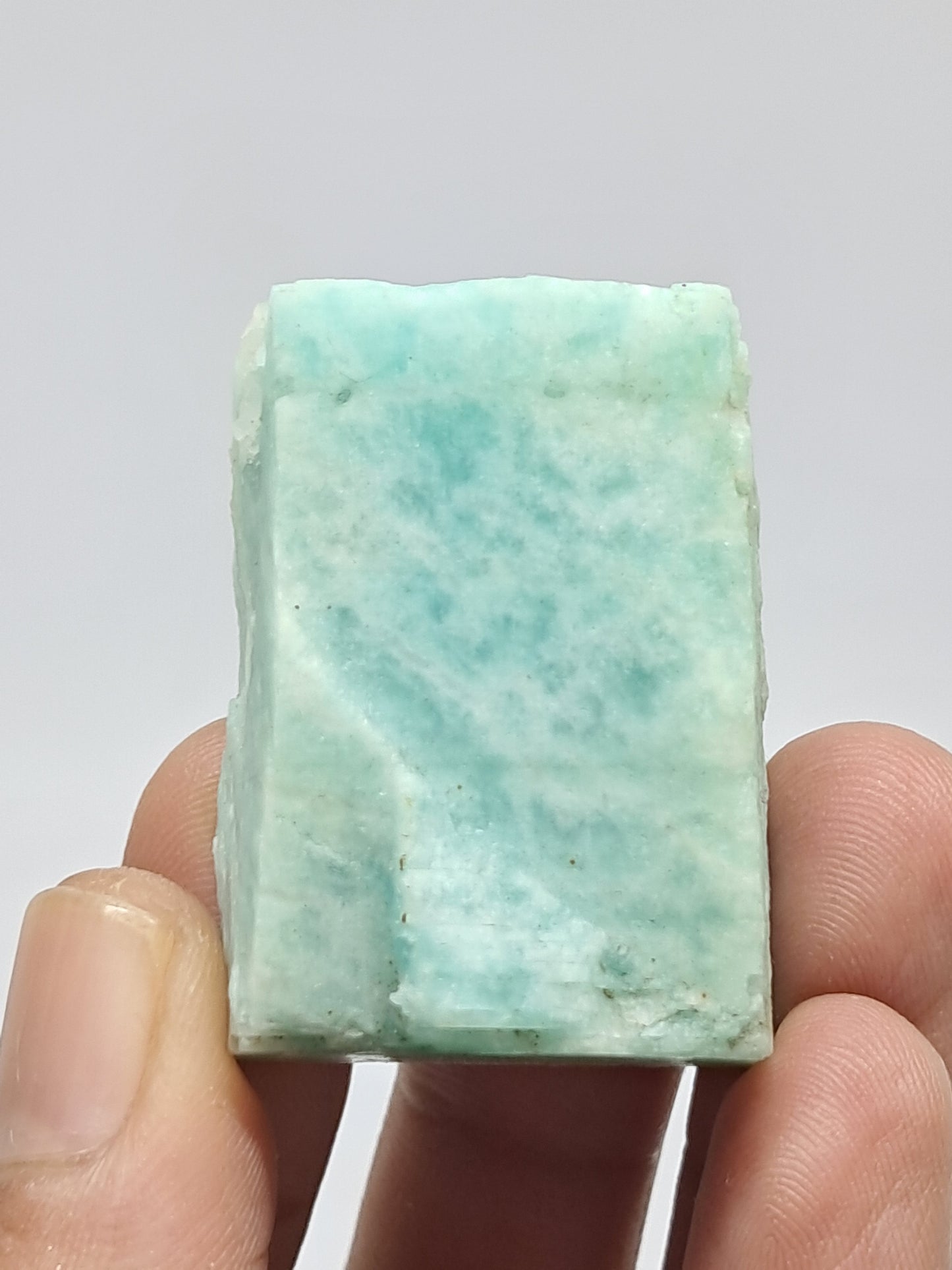 Rough Amazonite Slice | Natural Stone | Mineral Specimen #AZ3