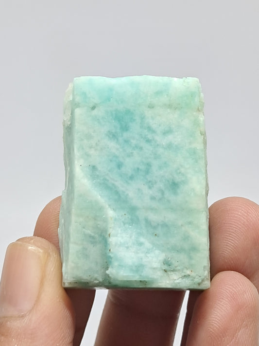 Rough Amazonite Slice | Natural Stone | Mineral Specimen #AZ3