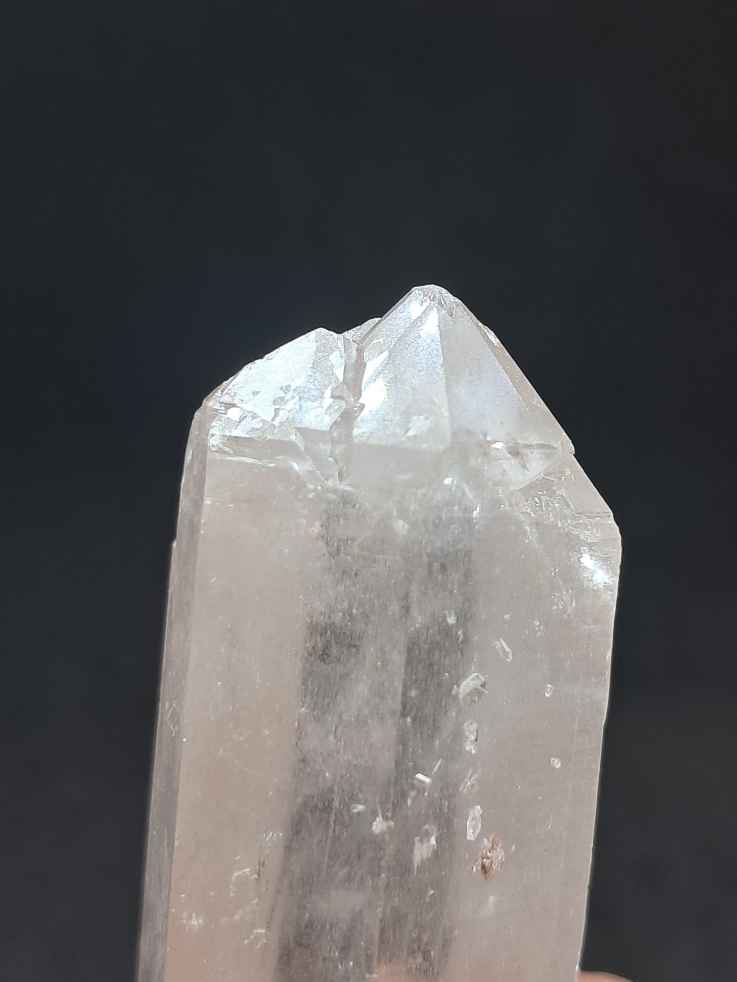Himalayan Quartz Biterminated Self-healed Point | Natural Crystal | Mineral Specimen #CH69