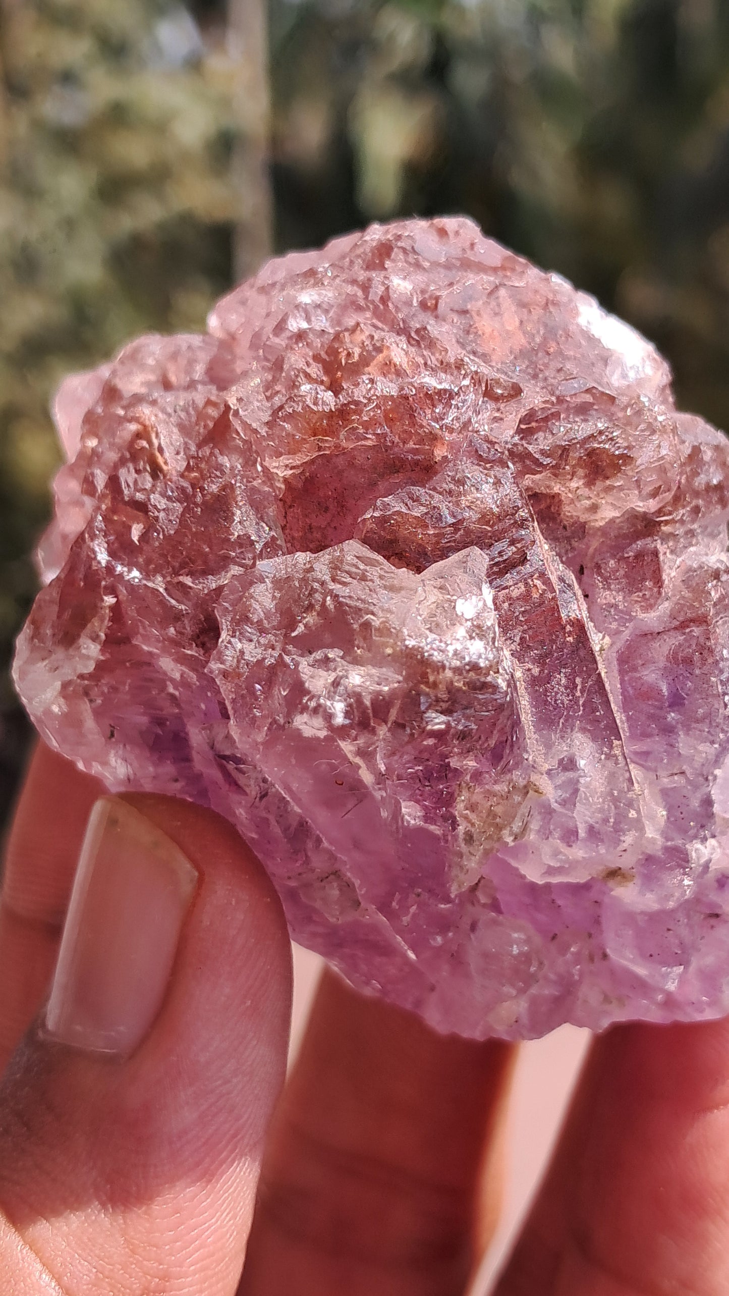 Karur Amethyst Scepter Cluster | Honeycomb Terminations | "Super Seven" inclusions | Mineral Specimen #KA186
