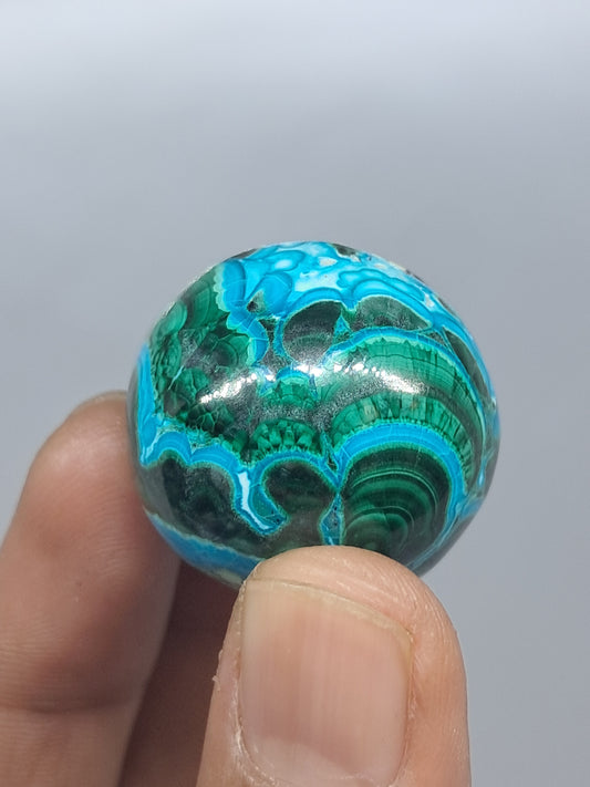 Chrysocolla Malachite Sphere | Polished Natural Stone | Good Quality #CM20