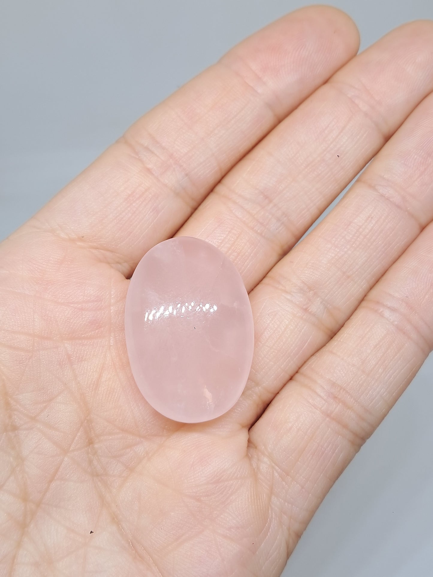 Cuarzo Rosa Palmstone | Piedra Pulida | Gema Natural