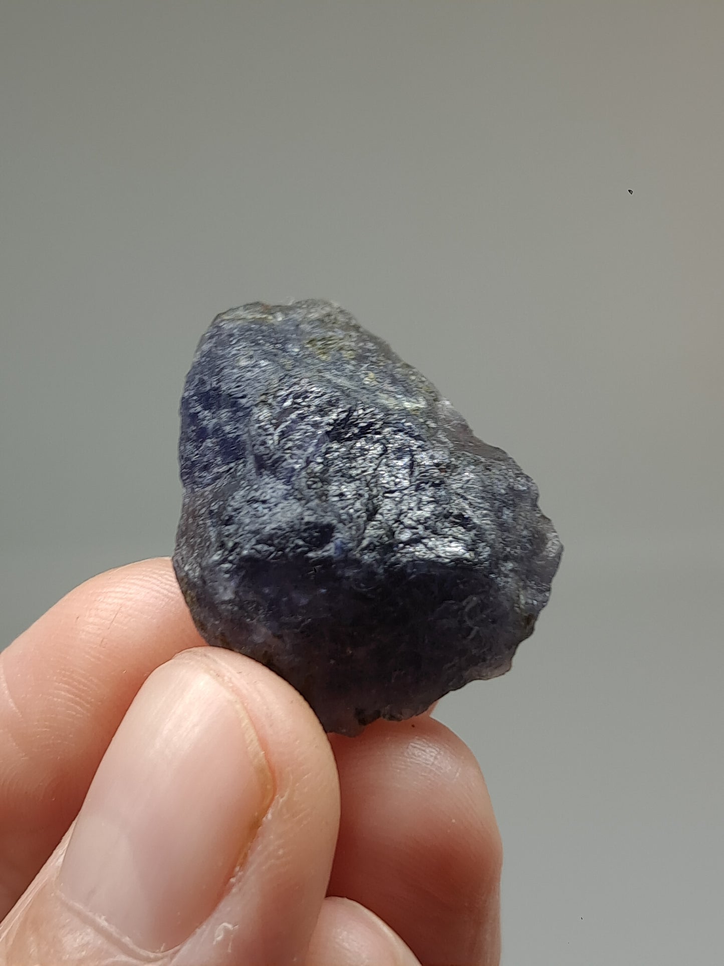 Rough Iolite Crystal w/ Hematite Inclusions (Karur) *Gem Quality* Cordierite | Excelent Pleochroism | Mineral Specimen #IO5