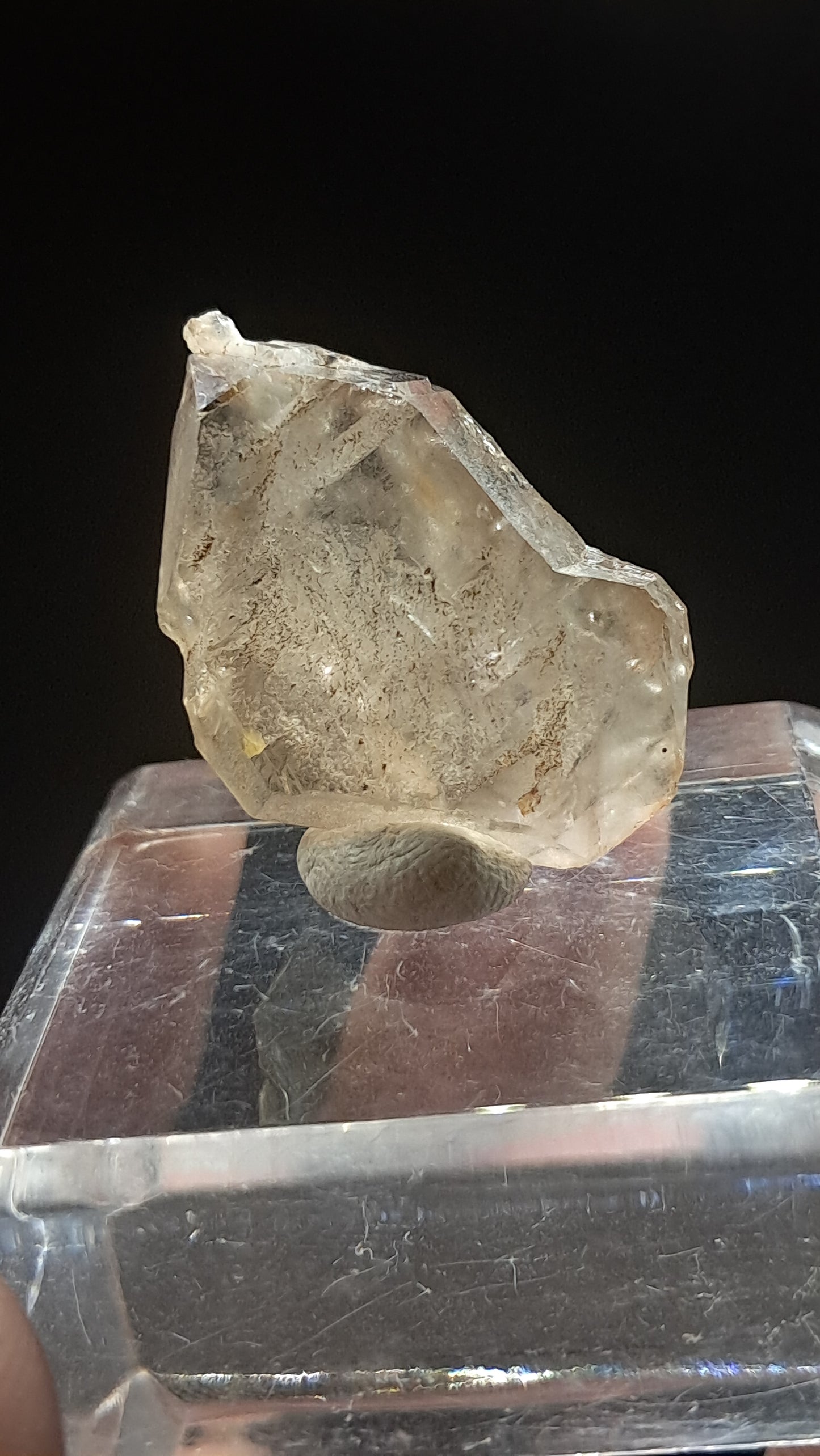 Elestial Smokey Quartz Scepter (Karur) Raw Natural Crystal | Mineral Specimen #EQ22