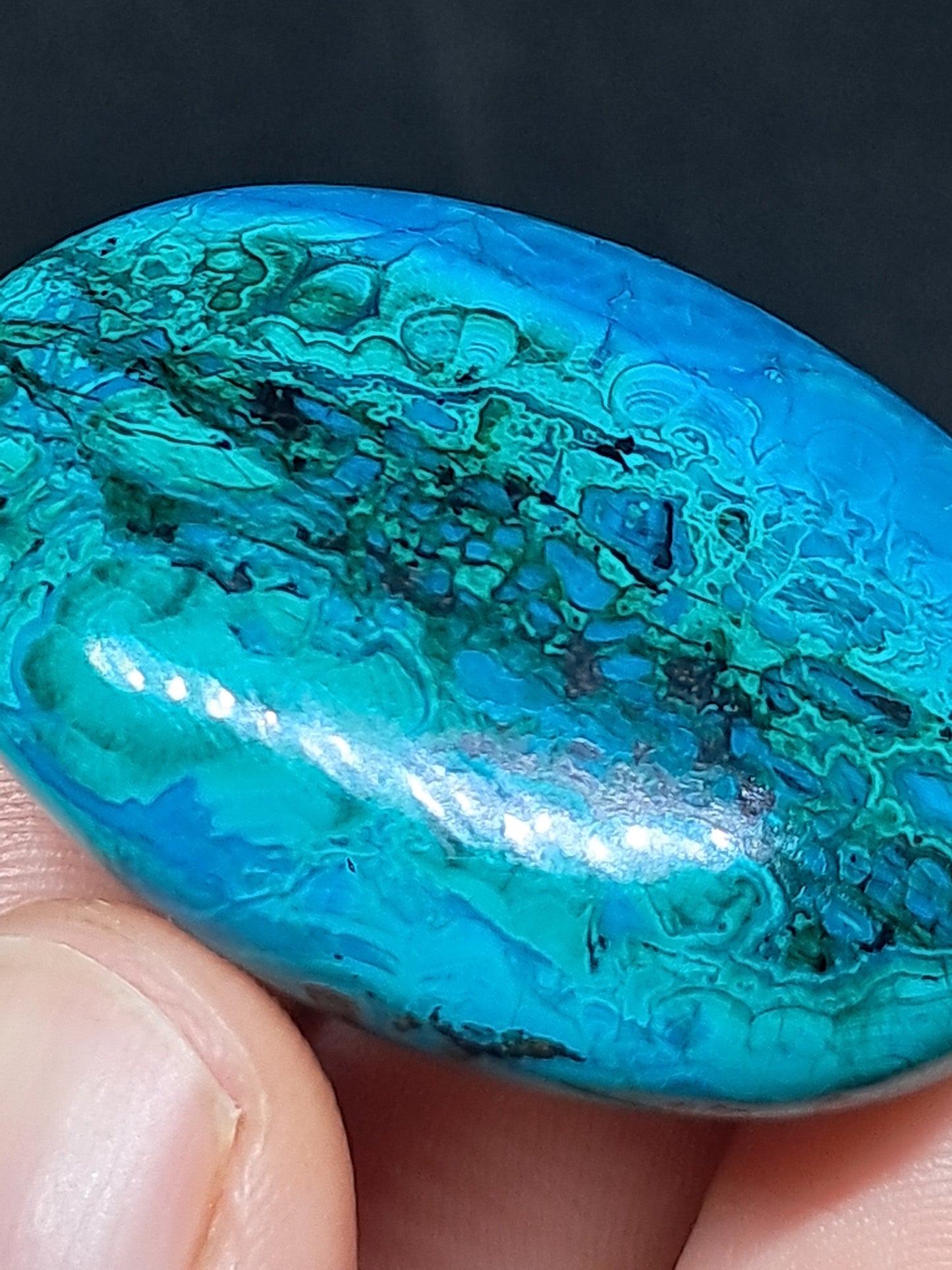 Shattuckite Palmstone | Polished Natural Stone | Good Quality