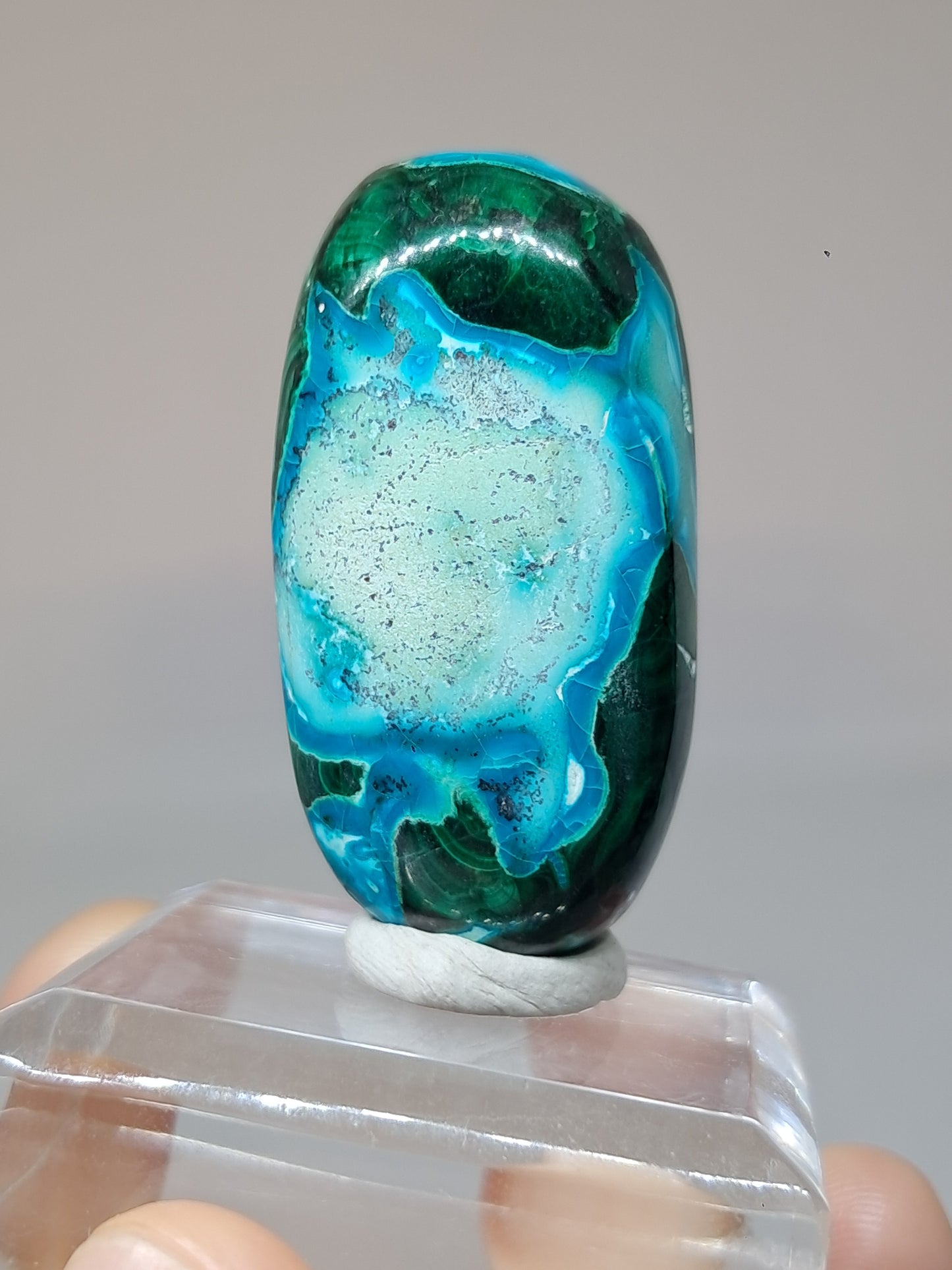 Chrysocolla w/ Malachite Tumble | Polished Free Form | Good Quality | Natural Stone