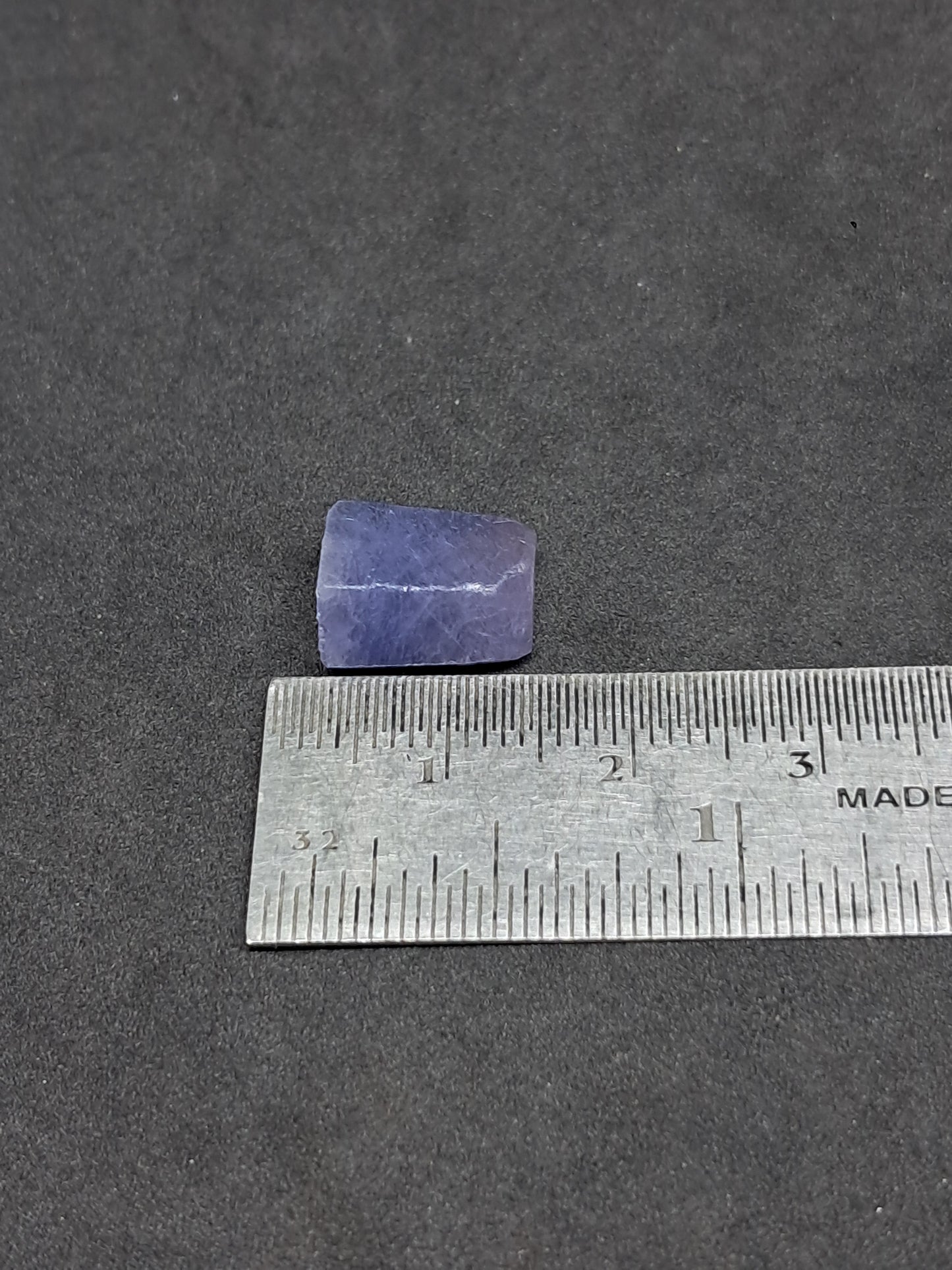 Natural Sapphire w/ Record Keeper (Madagascar) Rough Stone | Mineral Specimen #SP47