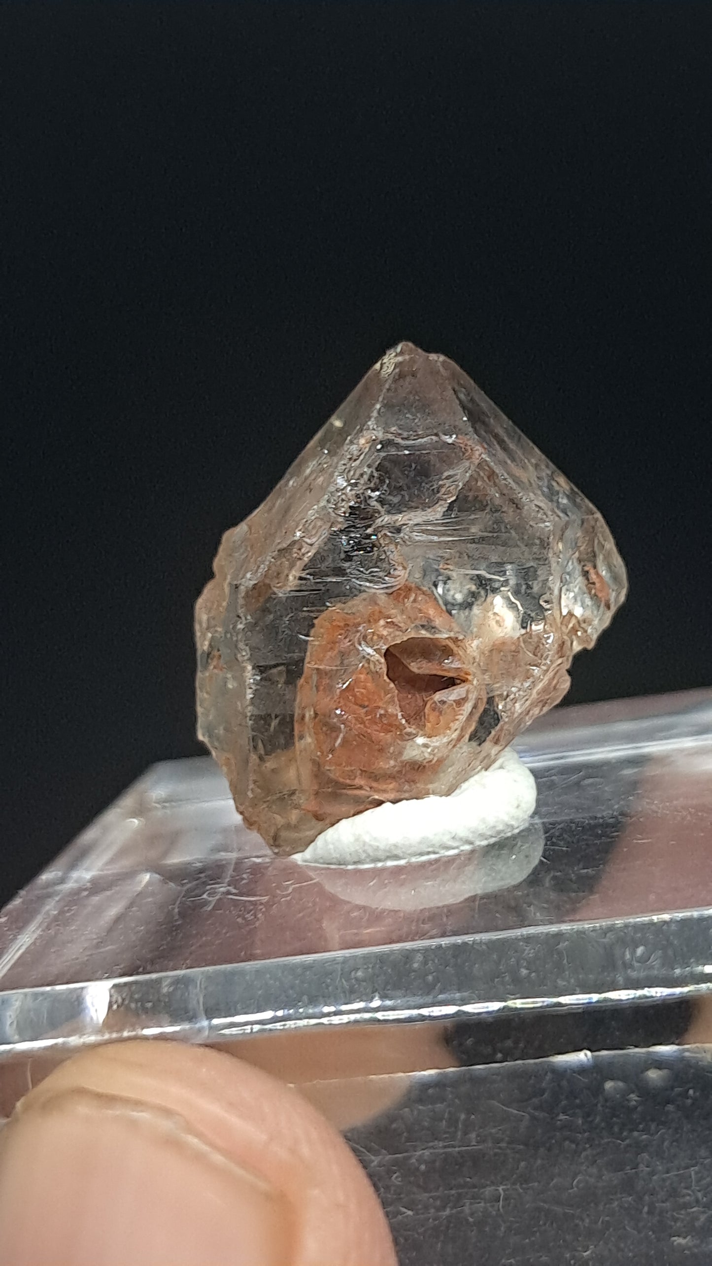 Smokey Elestial Quartz (Karur) Natural Crystal | Mineral Specimen #EQ33