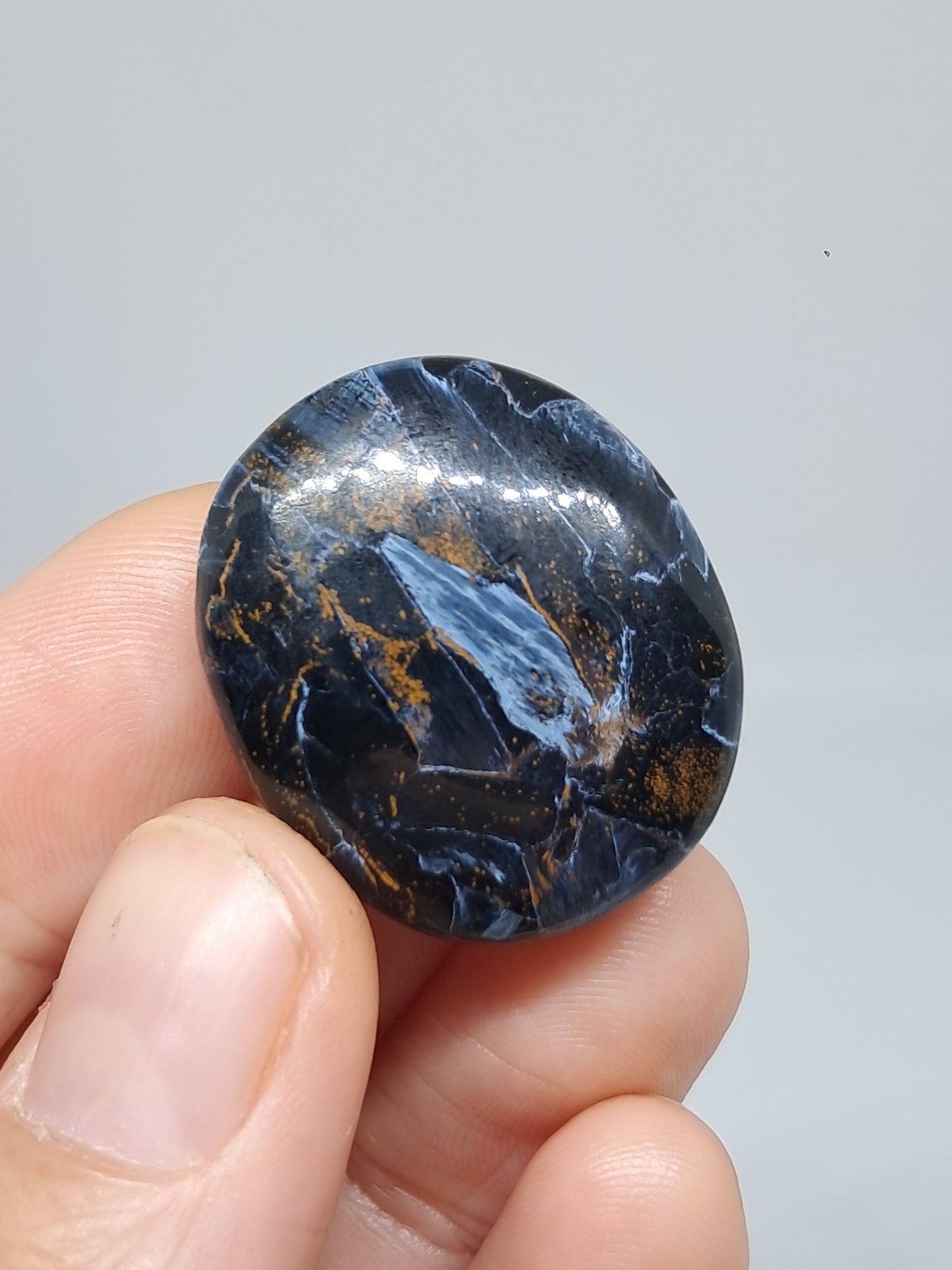 Pietersite Palmstone | Rare Polished Stone | Storm Tempest Stone | High Quality
