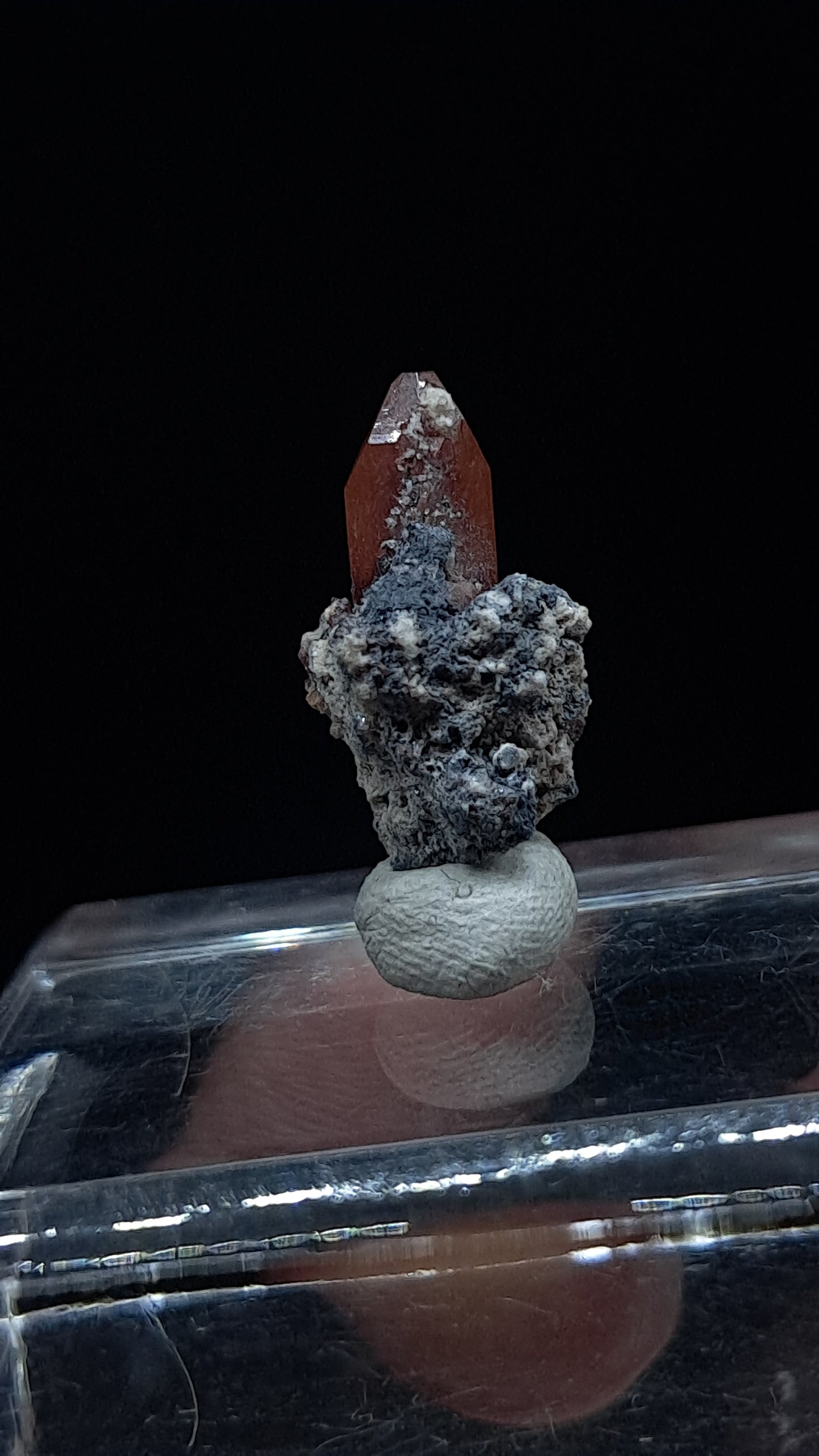 Natural Topaz Red Orange Crystal (Mexico) Rare Gemstone | Mineral Specimen #TPZ47
