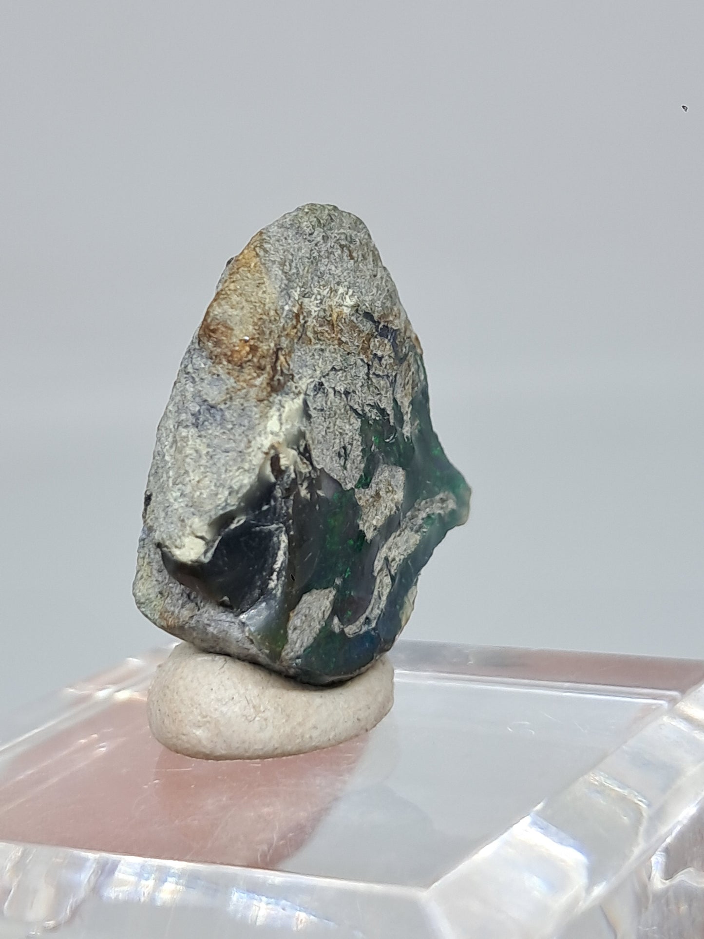 Natural Ethiopian Opal | Black Hydrophane Opal #OP27