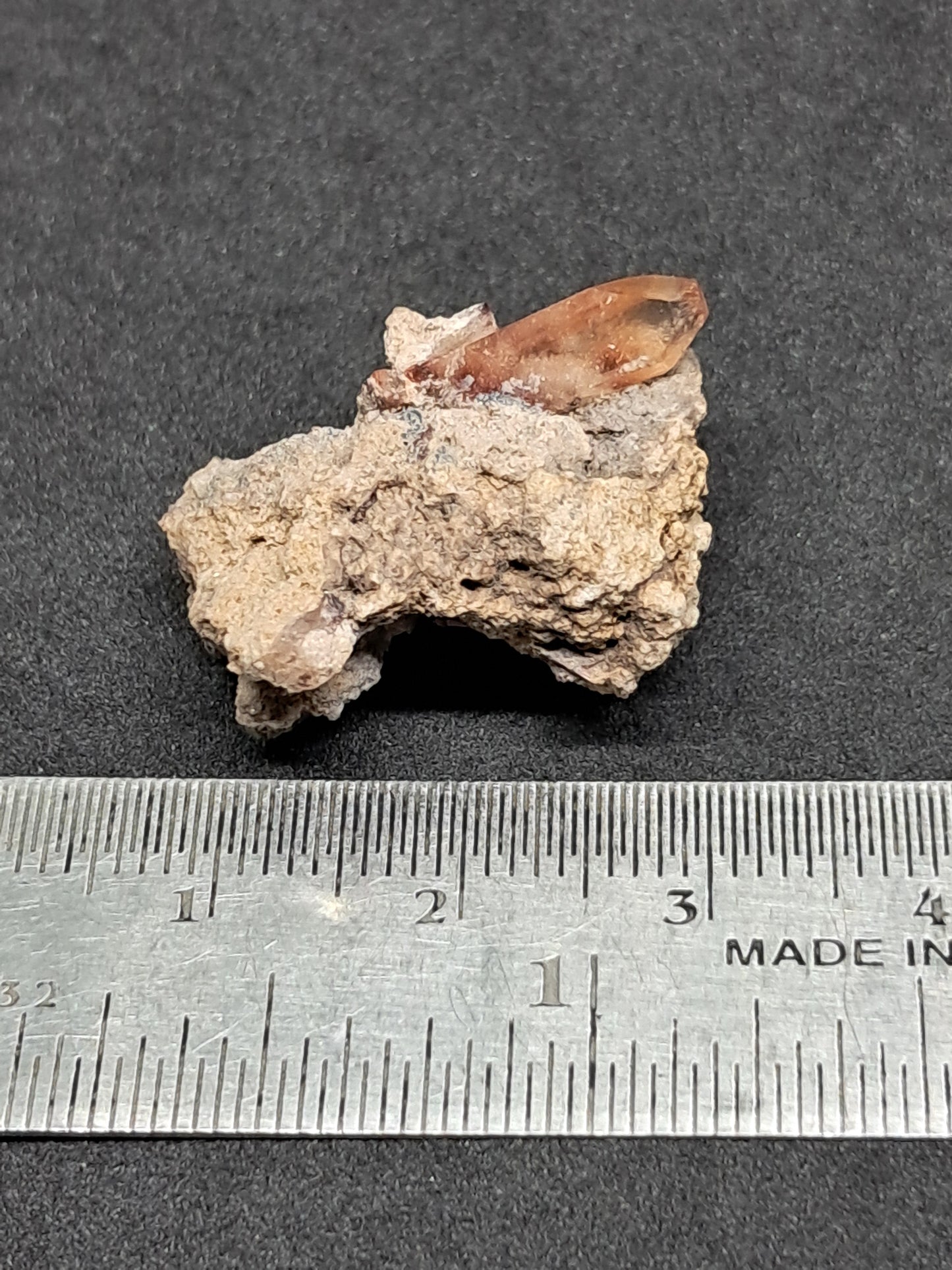 Cristales de topacio natural en matriz (México), piedra preciosa rara | Ejemplar mineral n.° TPZ8