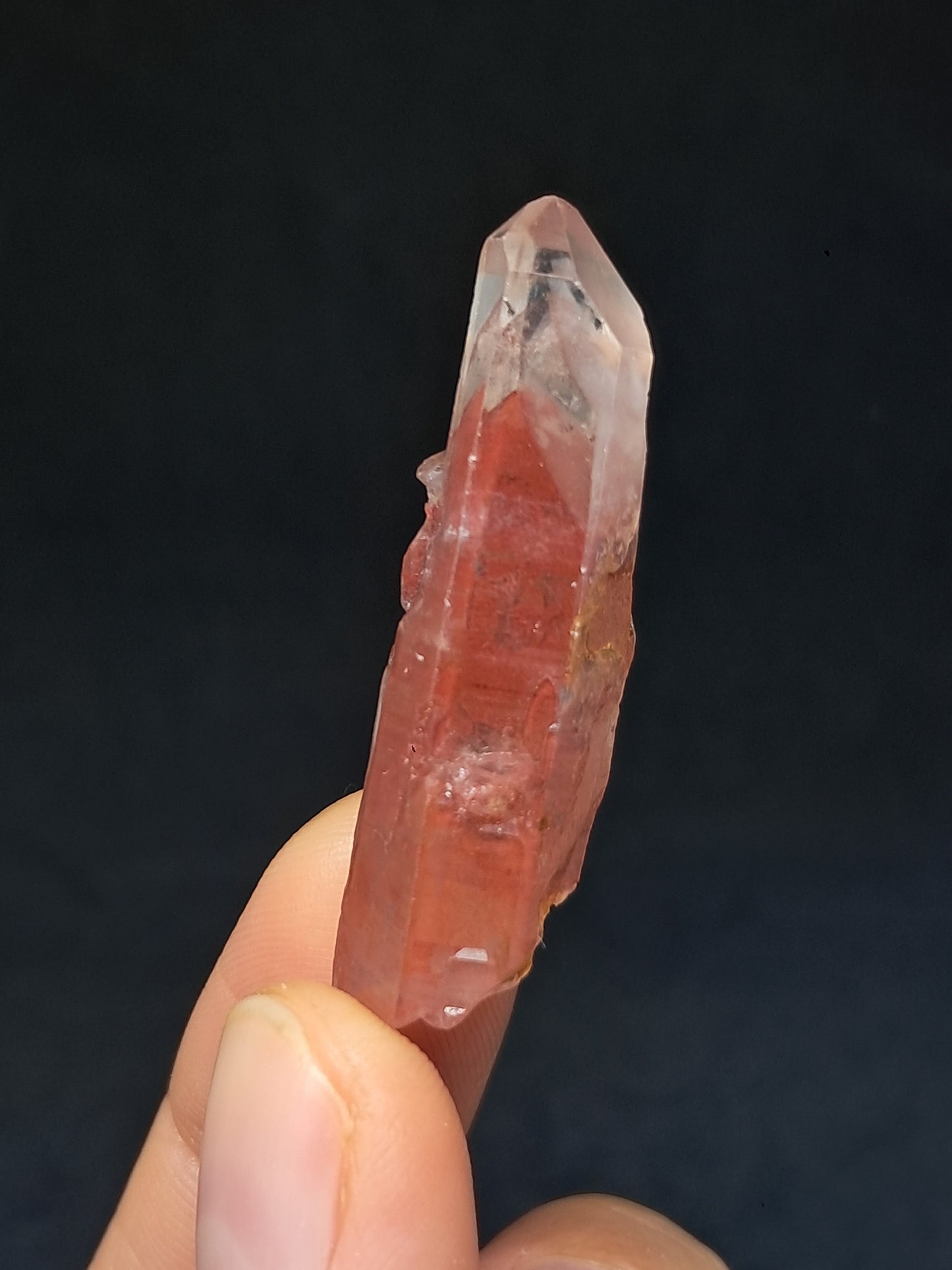 Hematite Phantom Quartz (Telangana) | Natural Crystal | Mineral Specimen #HPQ53