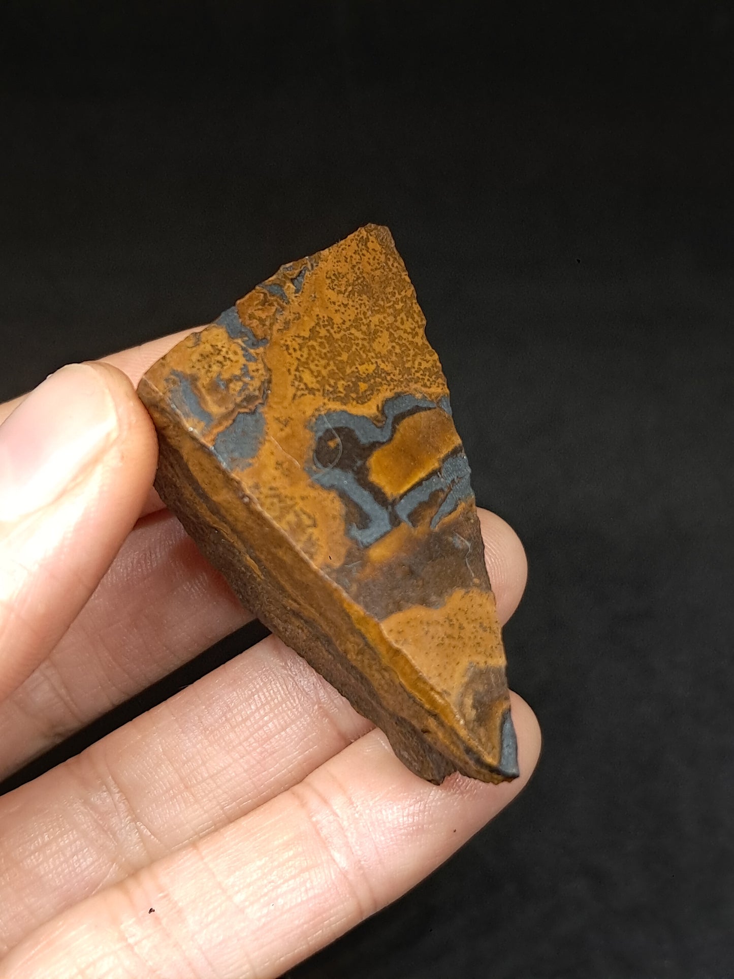 Rough Tiger's Eye (India) Natural Stone #TE1