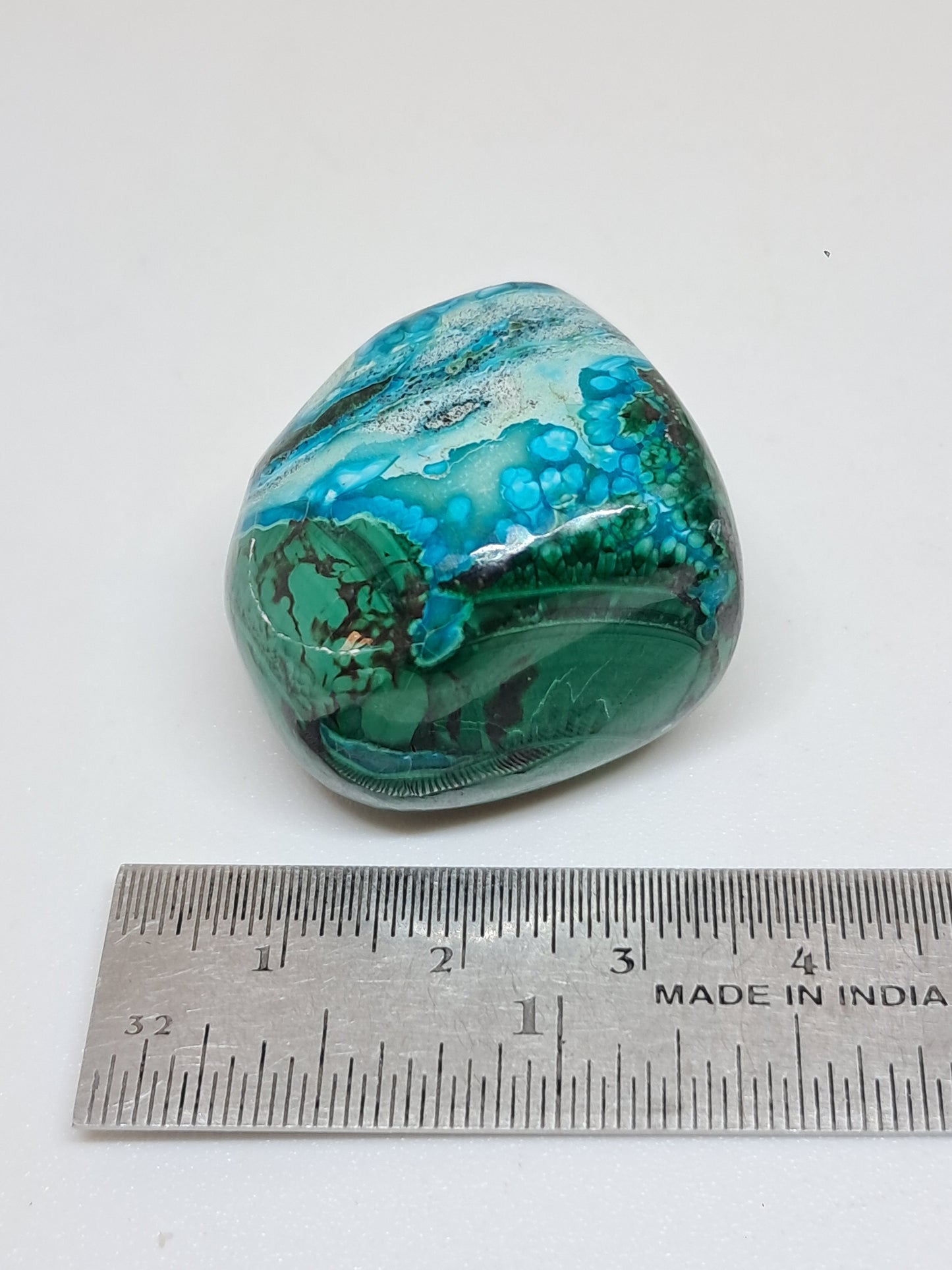 Chrysocolla w/ Malachite Tumble | Polished Free Form | Good Quality | Natural Stone