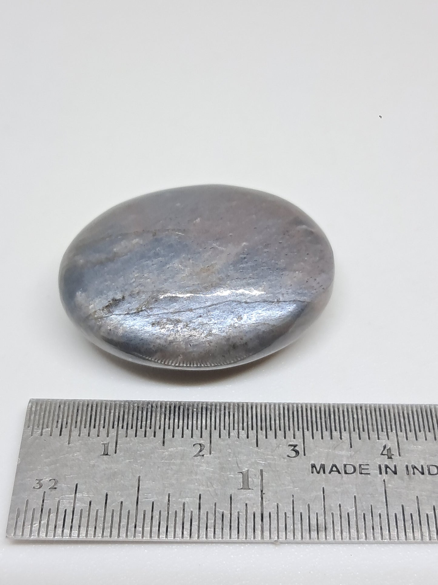 Grey Moonstone Palmstone | Silver Sheen | Good Quality Natural Stone
