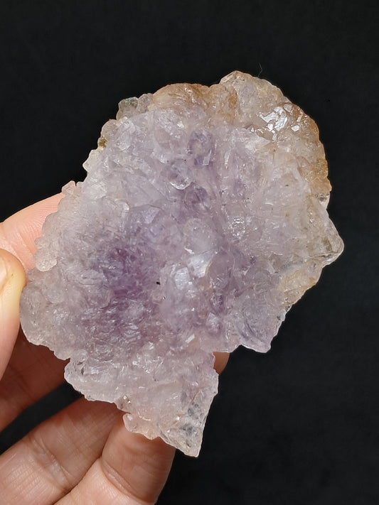 Cúmulo de amatista en cetro con óxido de hierro en forma de panal (Karur) | Cristal en bruto | Piedra natural | Ejemplar mineral n.° KA150