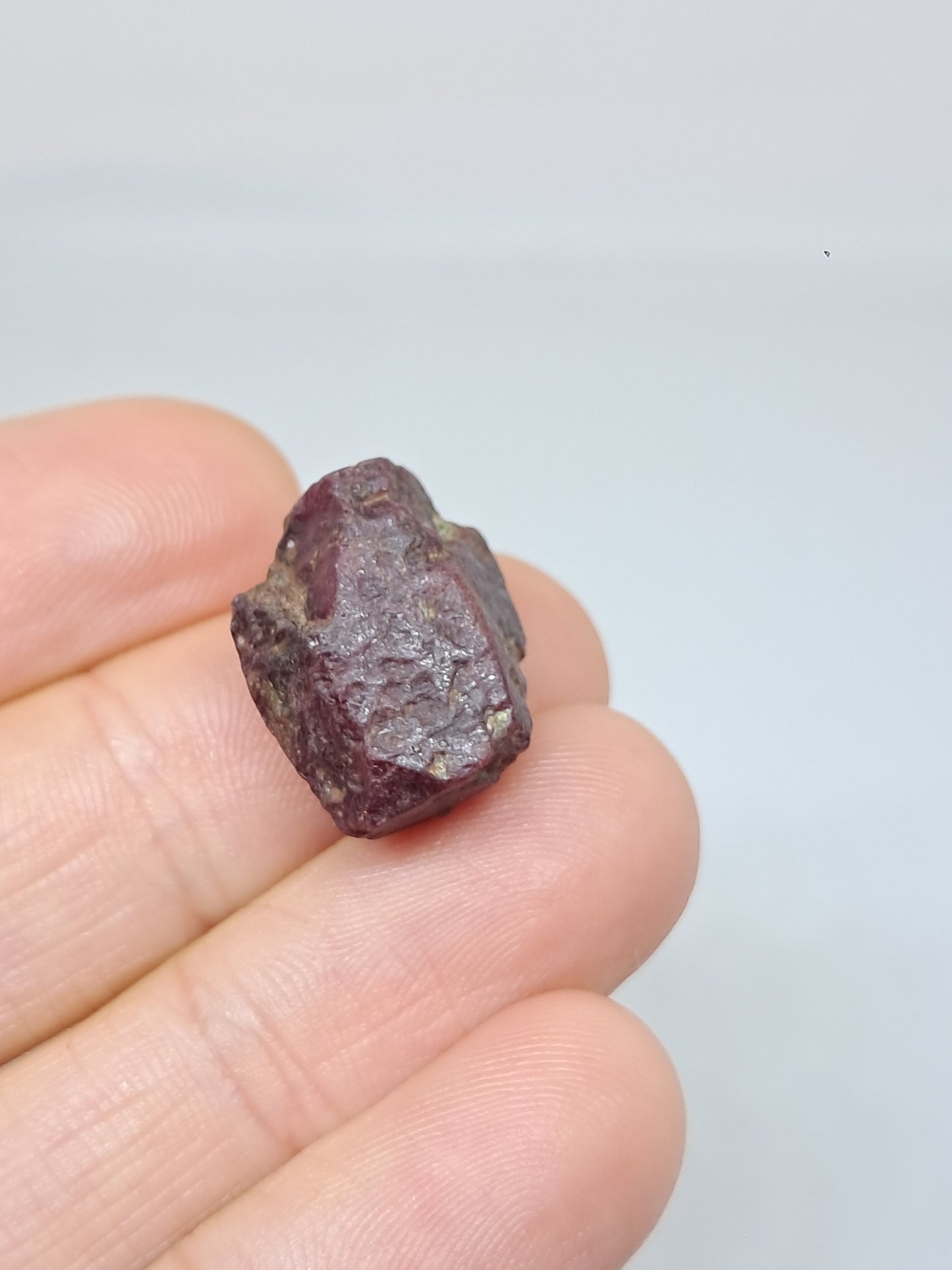 Rough Ruby Crystal (Tamil Nadu) Natural Stone | Mineral Specimen #RB33