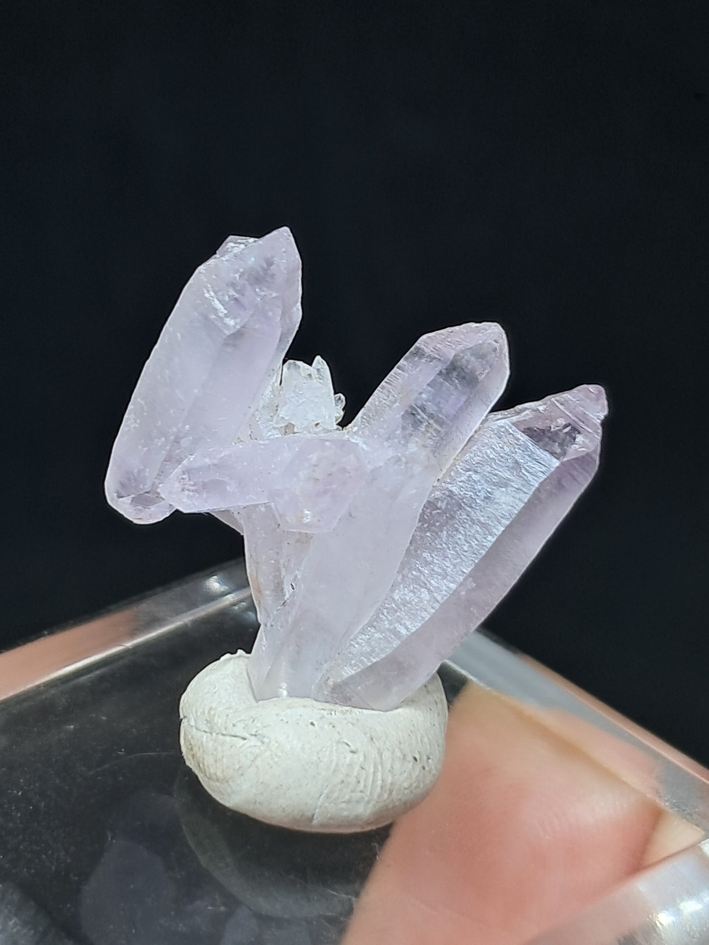 Veracruz Amethyst Biterminated Cluster (Mexico) | Natural Crystal Points | Mineral Specimen #VA38