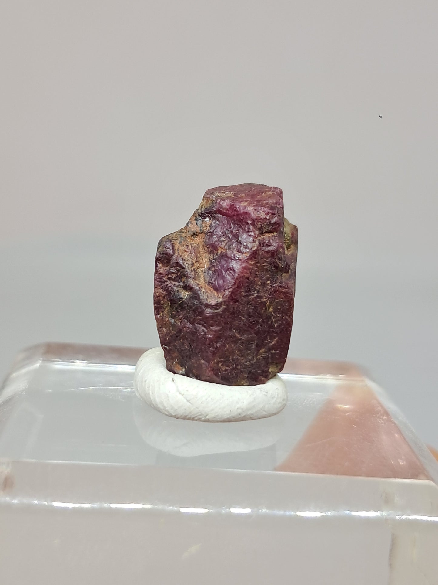Rough Ruby Crystal (Tamil Nadu) Natural Stone | Mineral Specimen #RB33