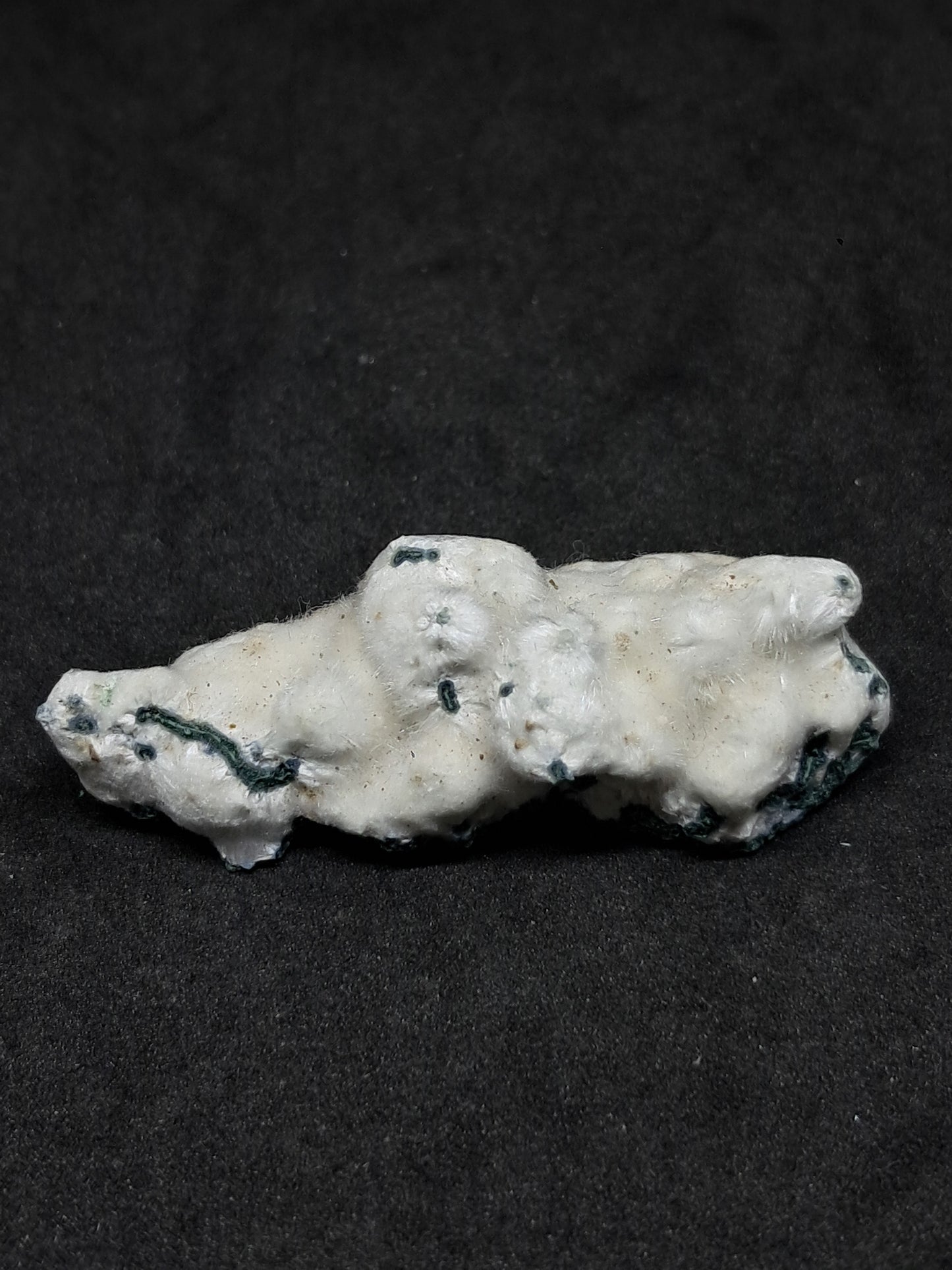 Okenite on Chalcedony (Mumbai) Mineral Specimen | Natural Crystal #OK37