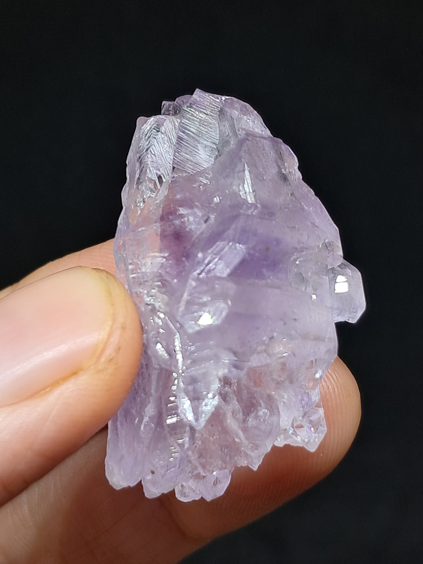 Amatista Elestial (Karur) | Cristal en bruto | Piedra Natural | Espécimen mineral #KA115