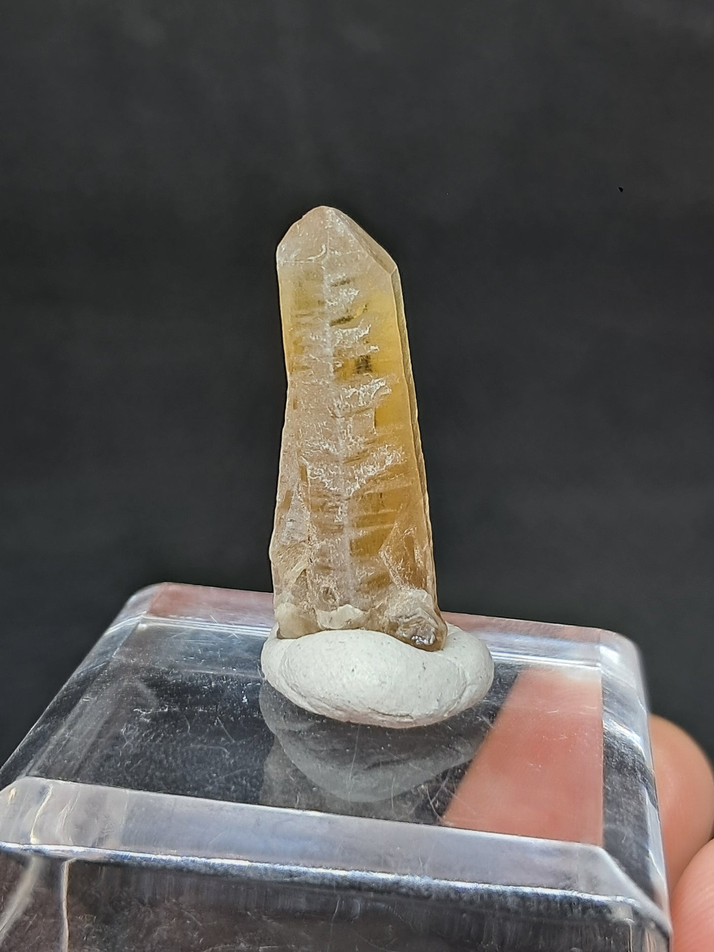 Natural Citrine Point (Karur) | Natural Crystal | Mineral Specimen #CTN40