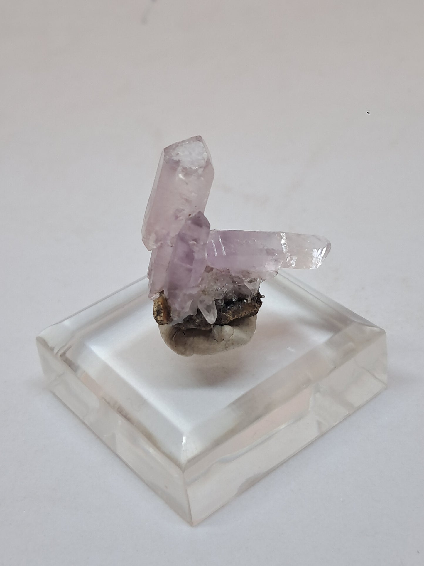 Veracruz Amethyst Scepter Crystals on Matrix (Mexico) | Natural Cluster | Mineral Specimen #VA27
