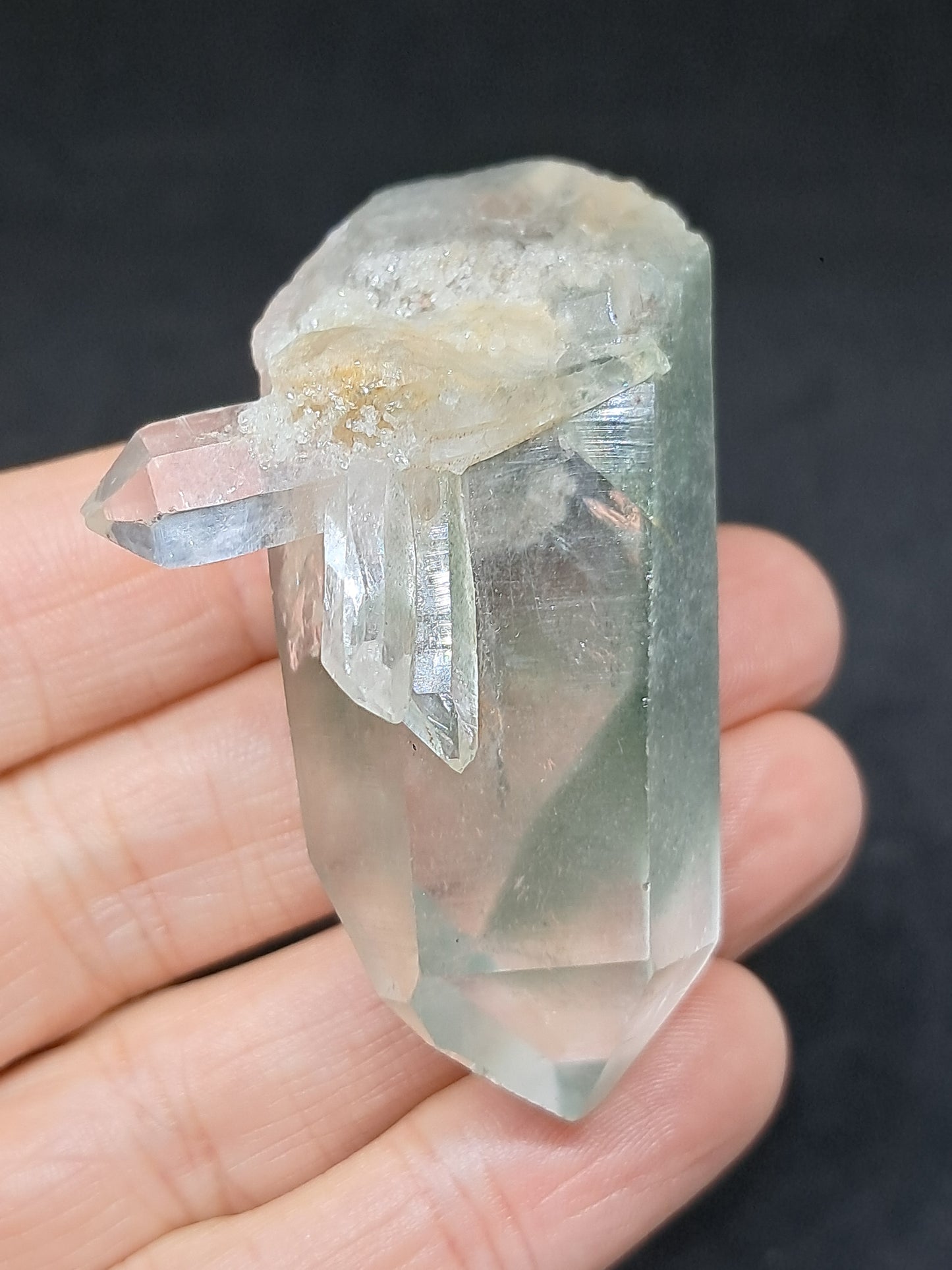 Chlorite Phantom *Bridge* Quartz (Kullu) Natural Crystal | Garden Chamanic #CQ78
