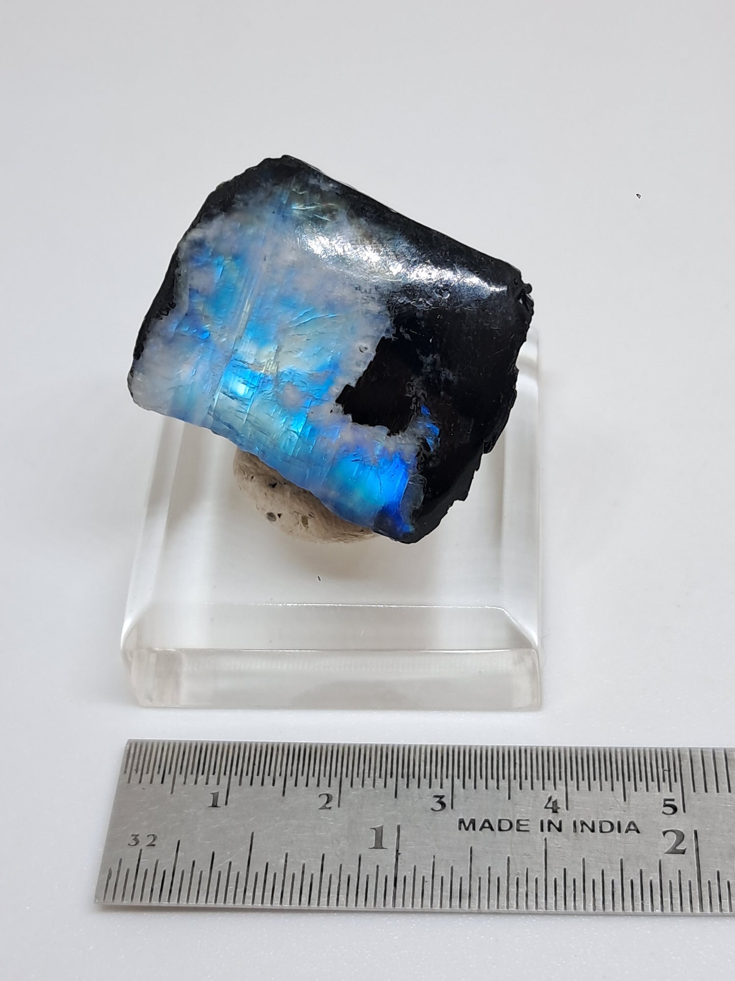 White Labradorite | Rainbow Moonstone *High Grade* (Tamil Nadu) Rough & Polished Stone | Natural Rock #MN20