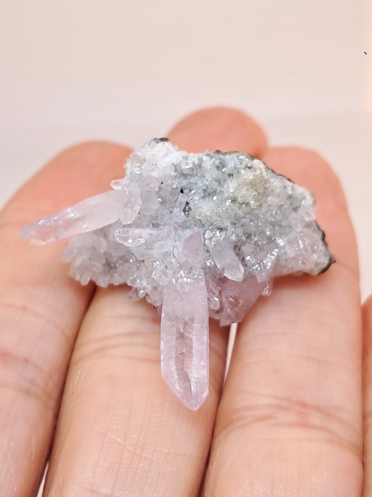 Veracruz Amethyst Crystal Points on Matrix (Mexico) | Natural Cluster | Mineral Specimen #VA24