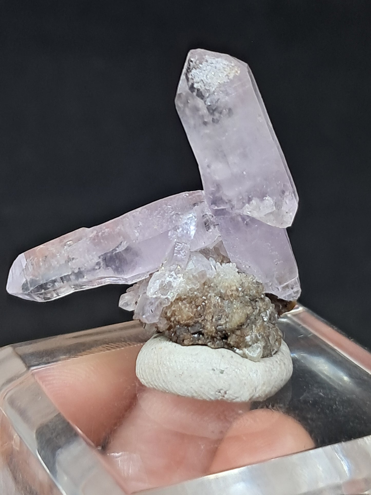 Veracruz Amethyst Scepter Crystals on Matrix (Mexico) | Natural Cluster | Mineral Specimen #VA27