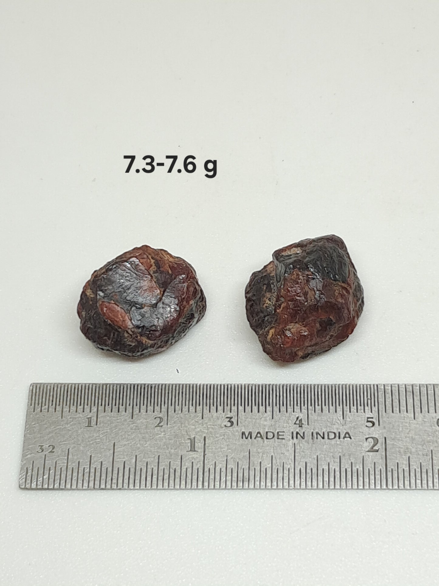 Natural Red Garnet (Karur) Rough Stone #RG12