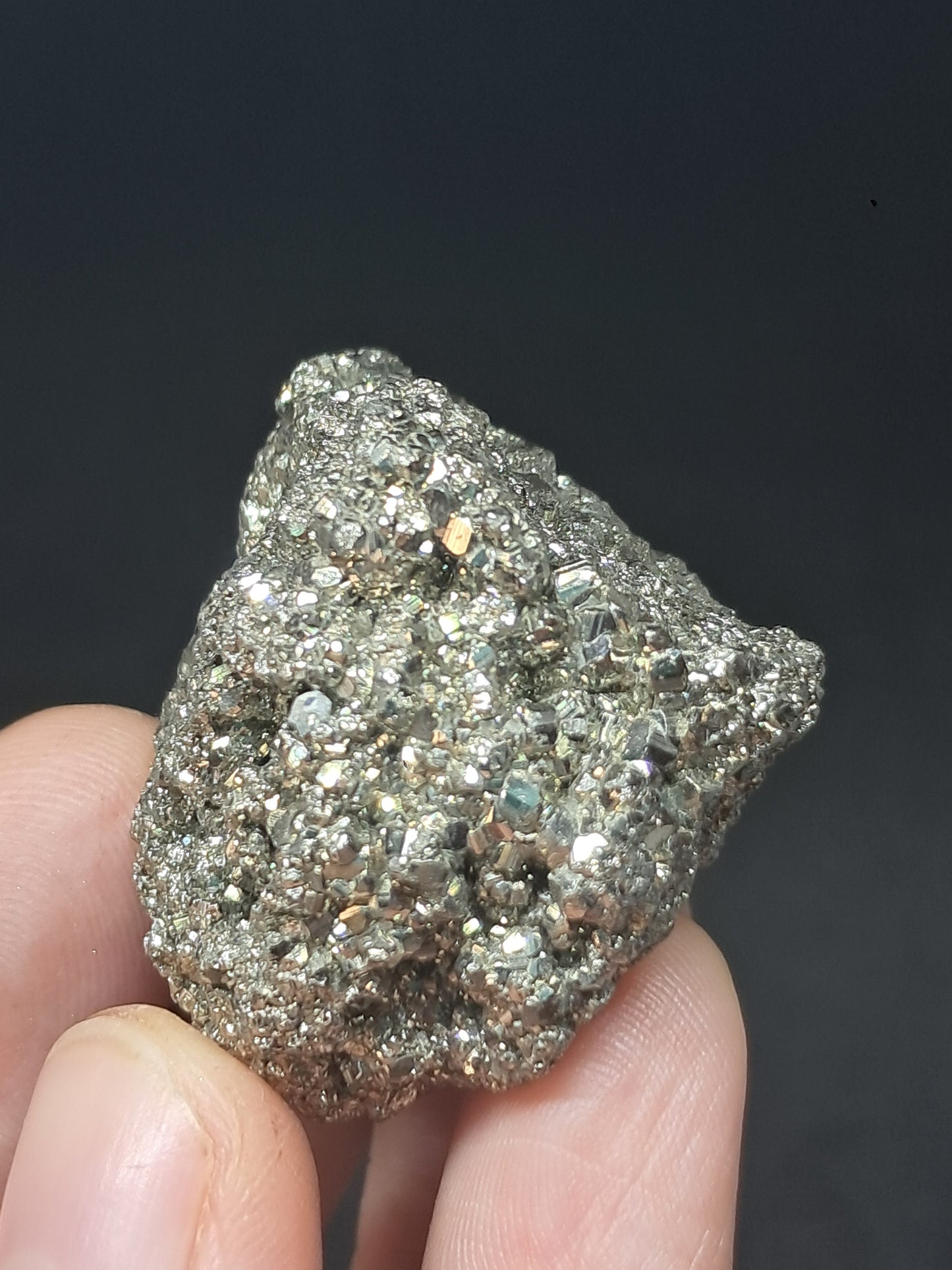 Pirita en Bruto (Perú) Racimo Natural | Espécimen Mineral | Rocas y Cristales #PR25