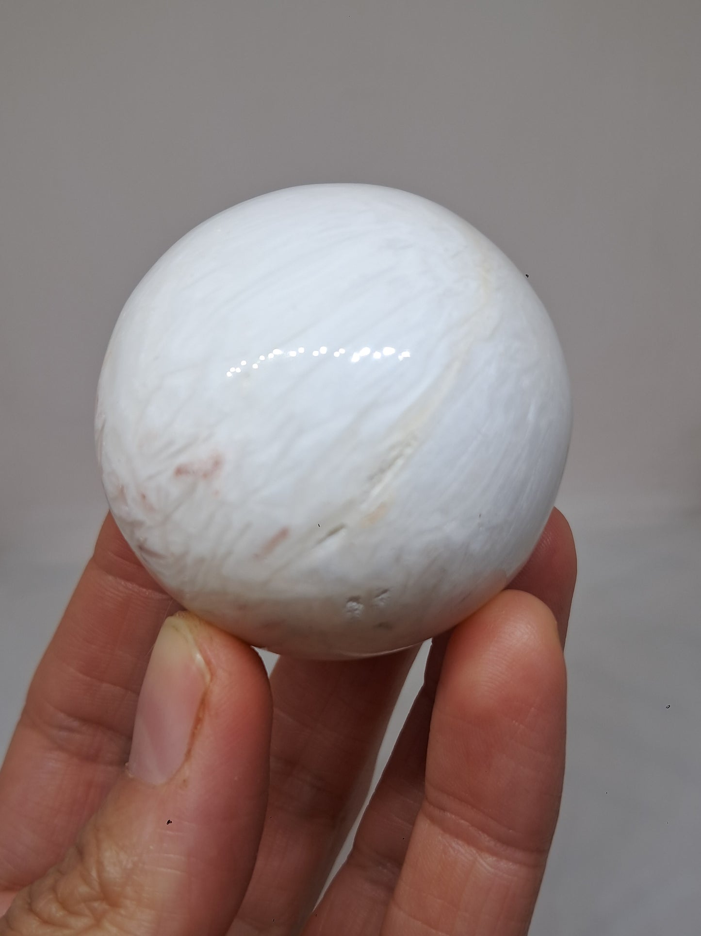 Scolecite Sphere | Polished Natural Stone | Good Quality