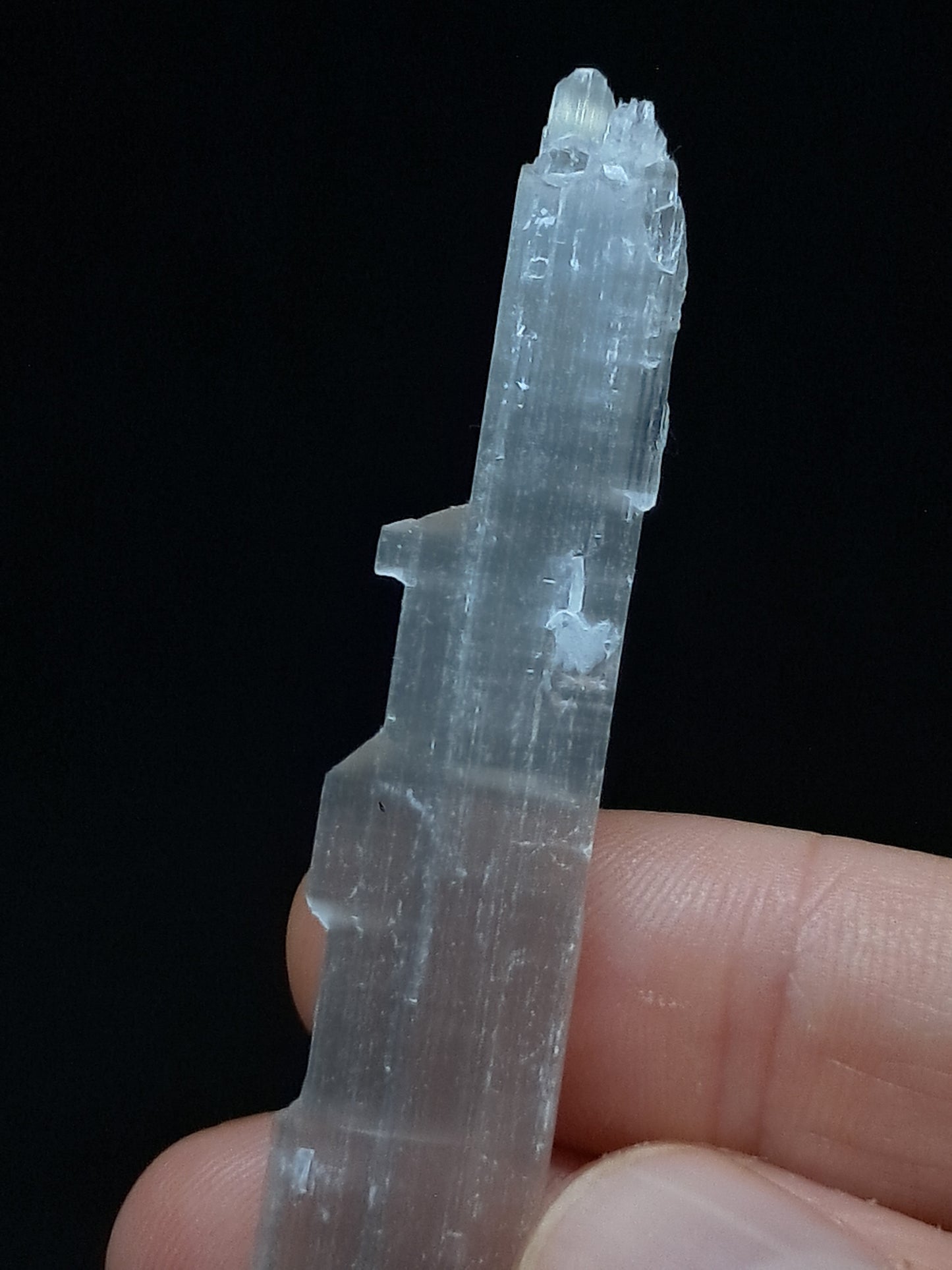 Satin Spar *Selenite* (India) Fibrous Gypsum | Mineral Specimen | Rough Crystal #SE6