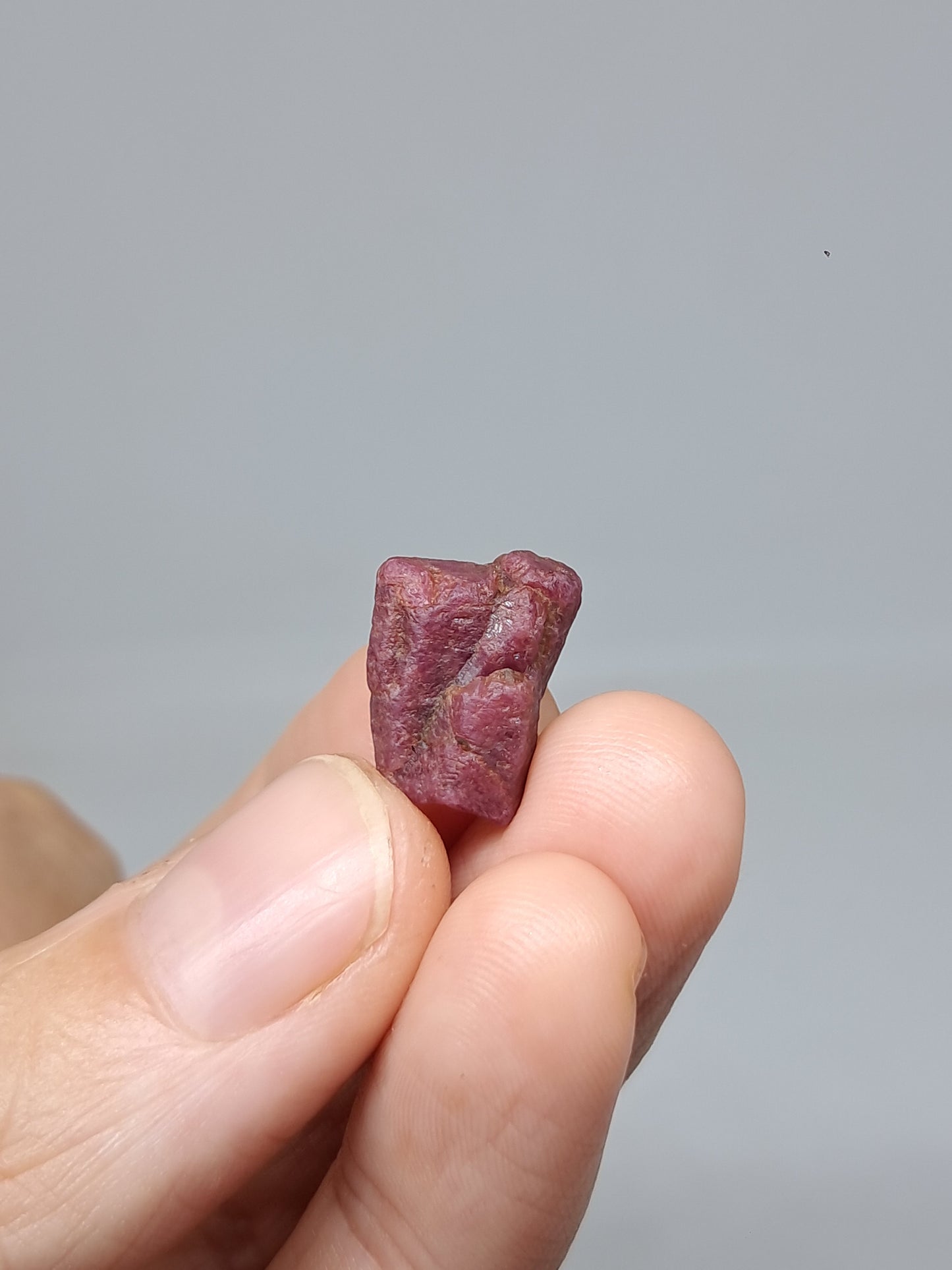 Rough Ruby Crystal (Tamil Nadu) Natural Stone | Mineral Specimen #RB20