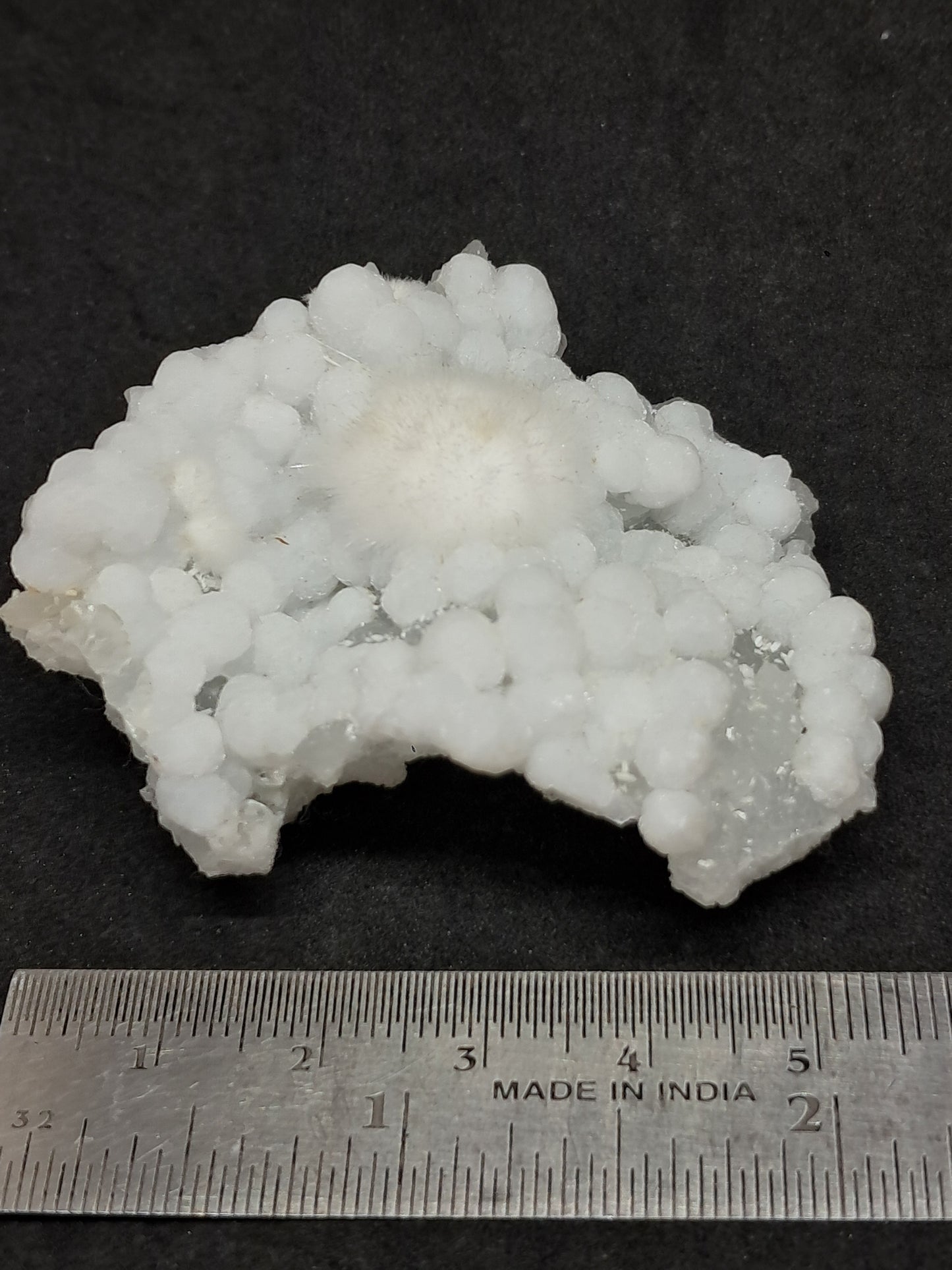 Okenite w/ Gyrolite on Prehenite Matrix (Mumbai) Mineral Specimen | Collector Grade | Natural Crystal #OK24