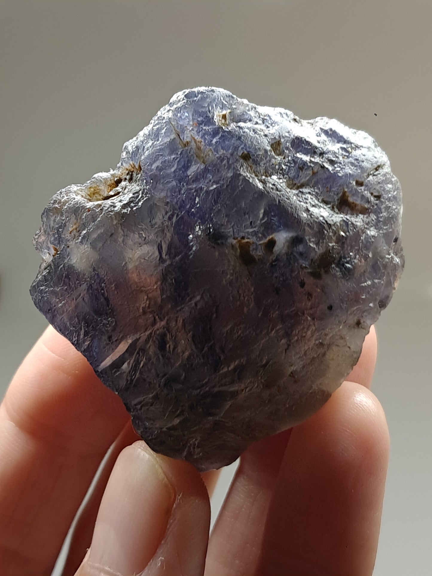 Rough Iolite Stone (Karur) *Gem Quality* Cordierite | Excelent Pleochroism | Mineral Specimen #IO1