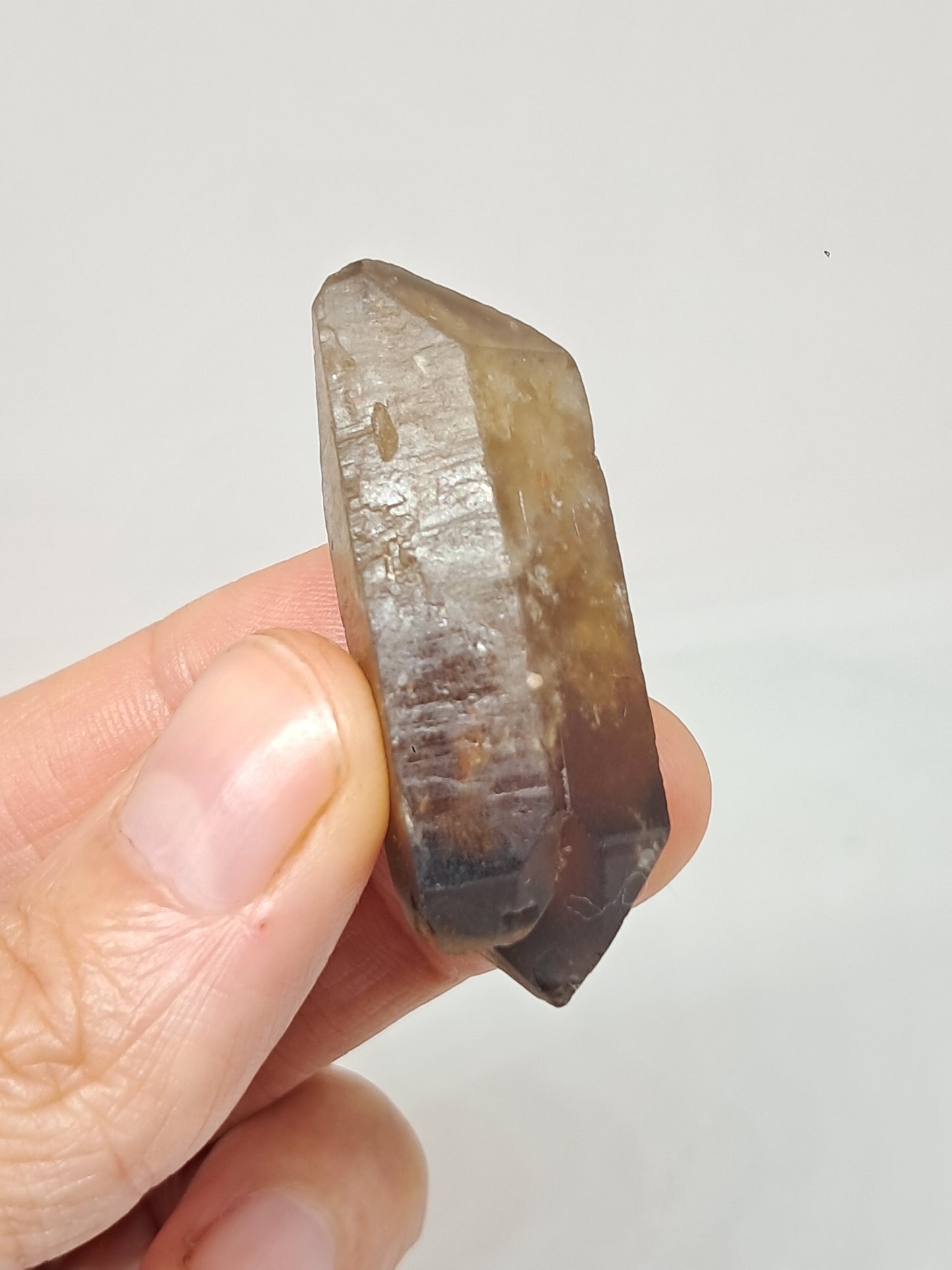 Natural Citrine (DRC) Double Terminated Crystal Point | Mineral Specimen #CTN25