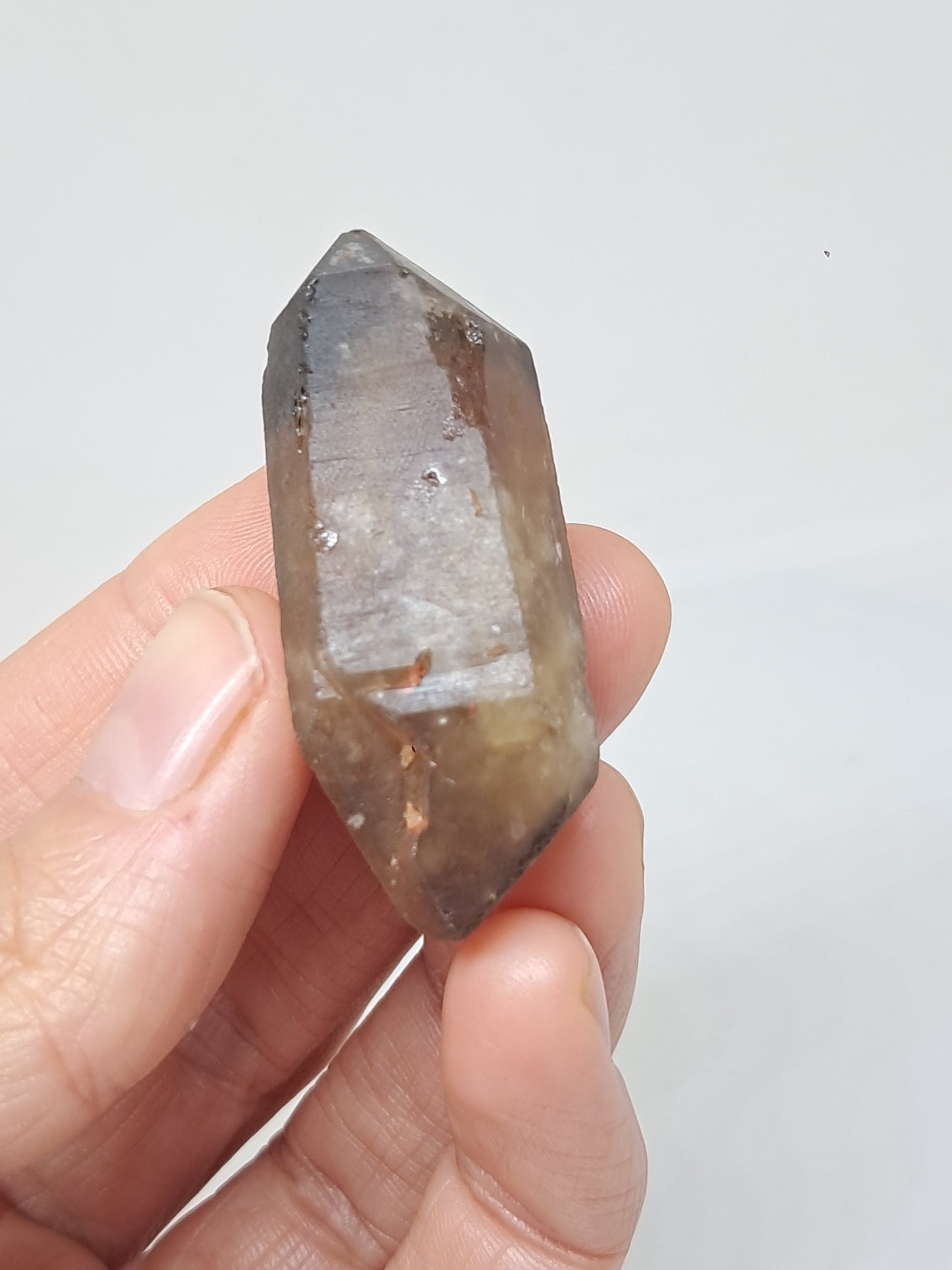 Natural Citrine (DRC) Double Terminated Crystal Point | Mineral Specimen #CTN25
