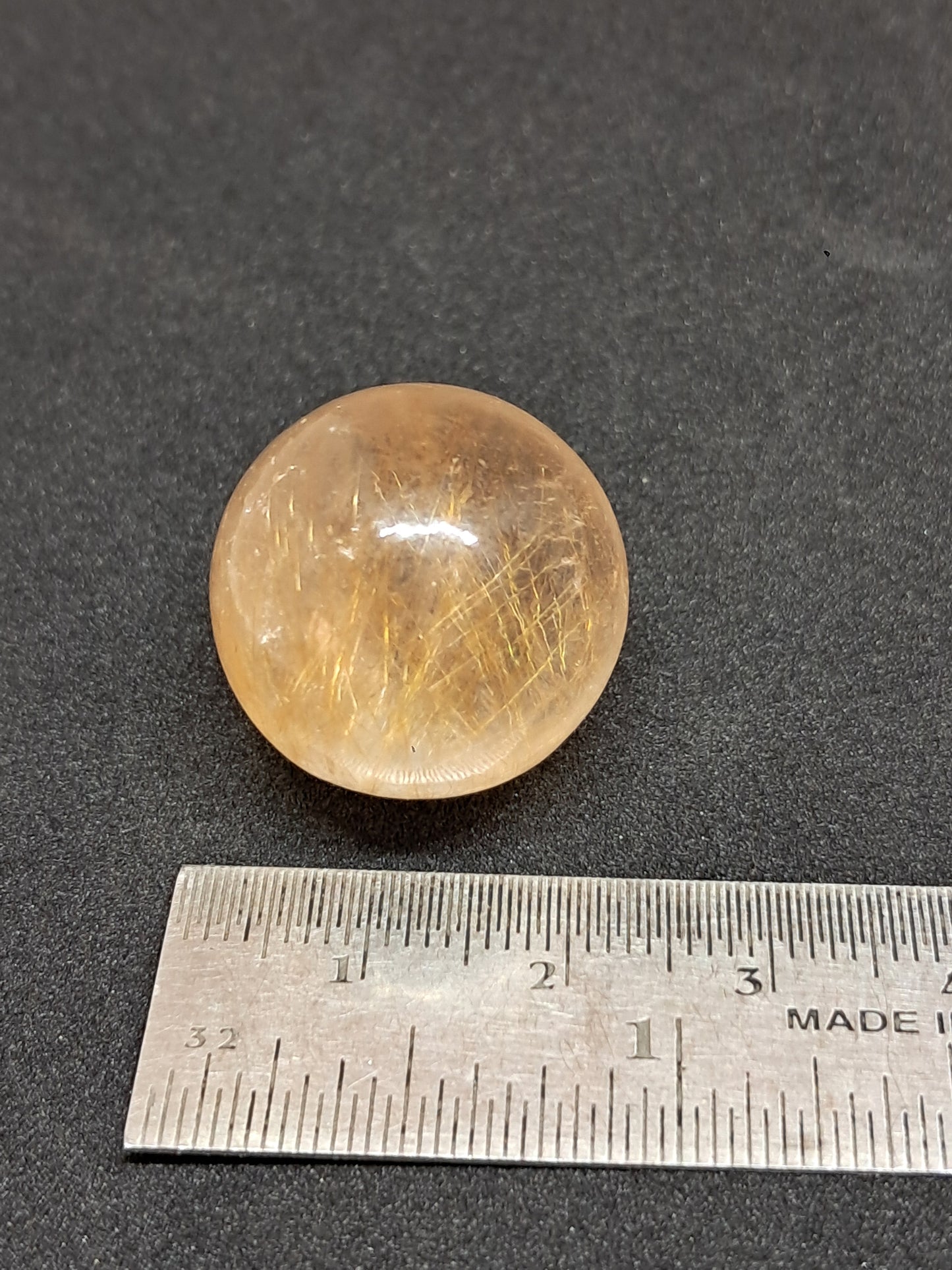 Esfera de cuarzo rutilado | Piedra pulida | Cristal natural #CH42