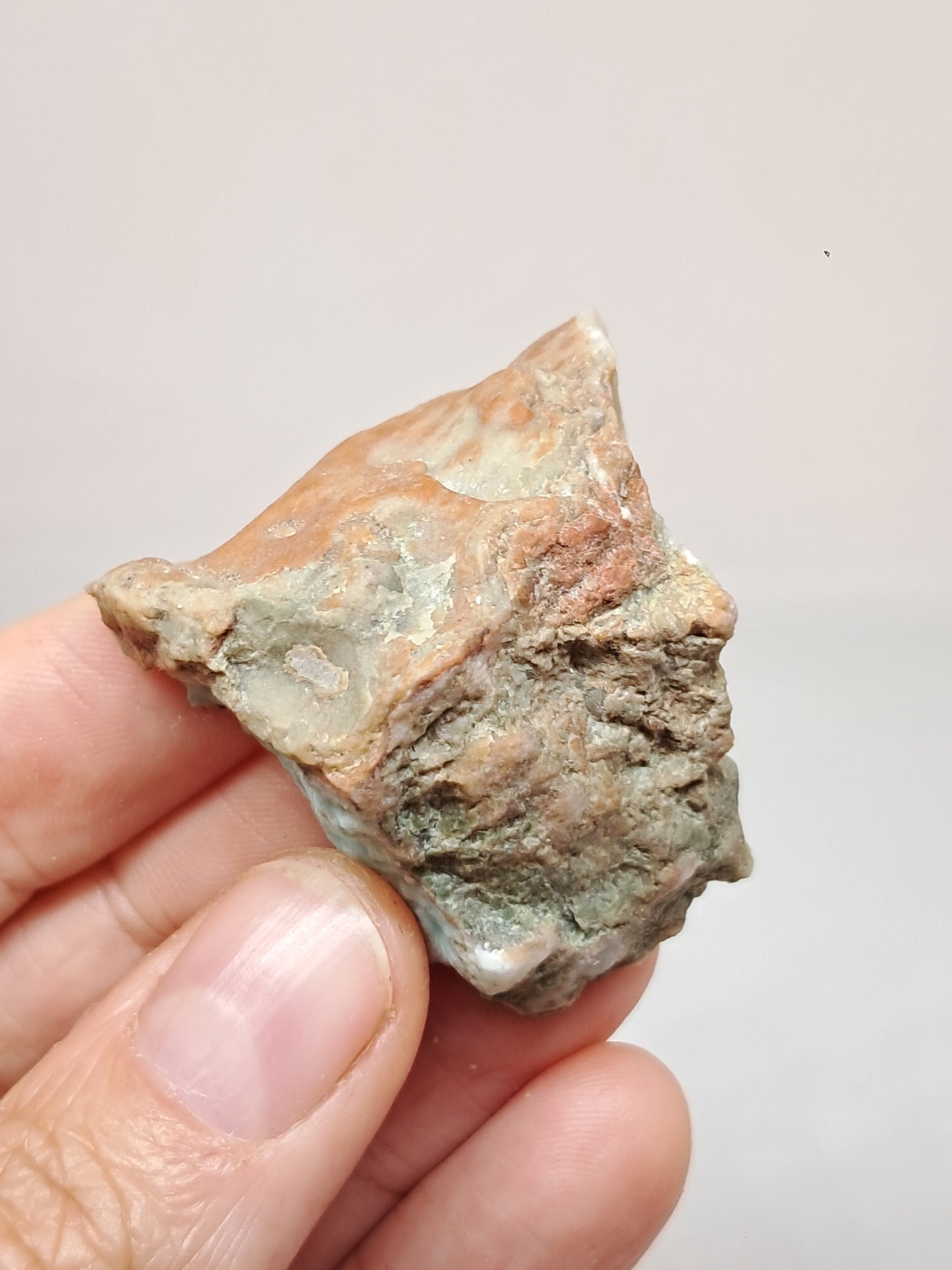 Larimar Raw Chunk (Dominican Republic) Rough Stone | Natural Rock #LM34