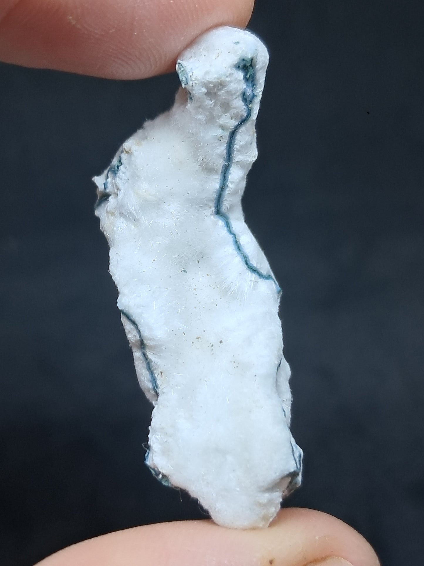 Okenite on Chalcedony (Mumbai) Mineral Specimen | Natural Crystal #OK38